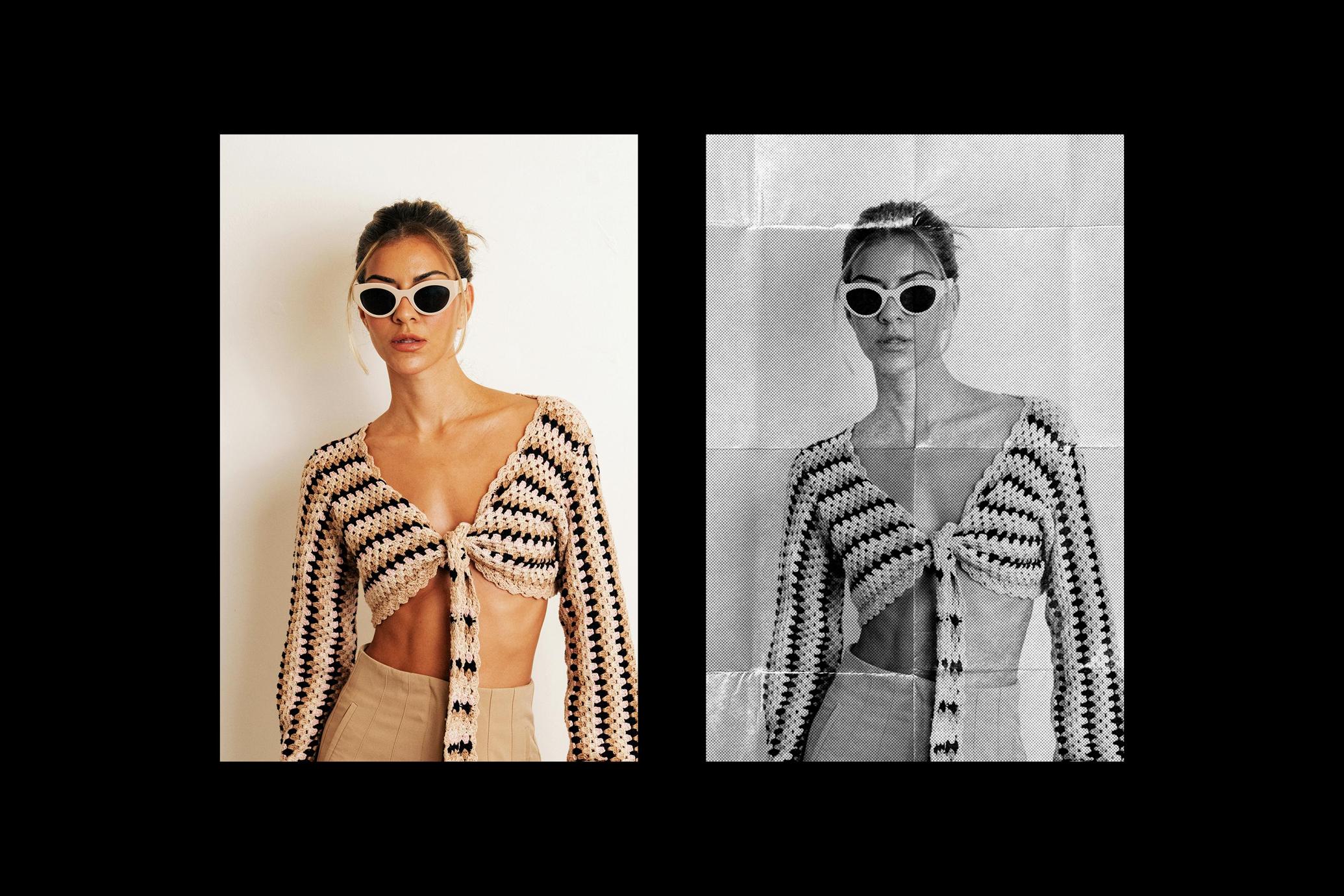 Folded Paper Photo Effect