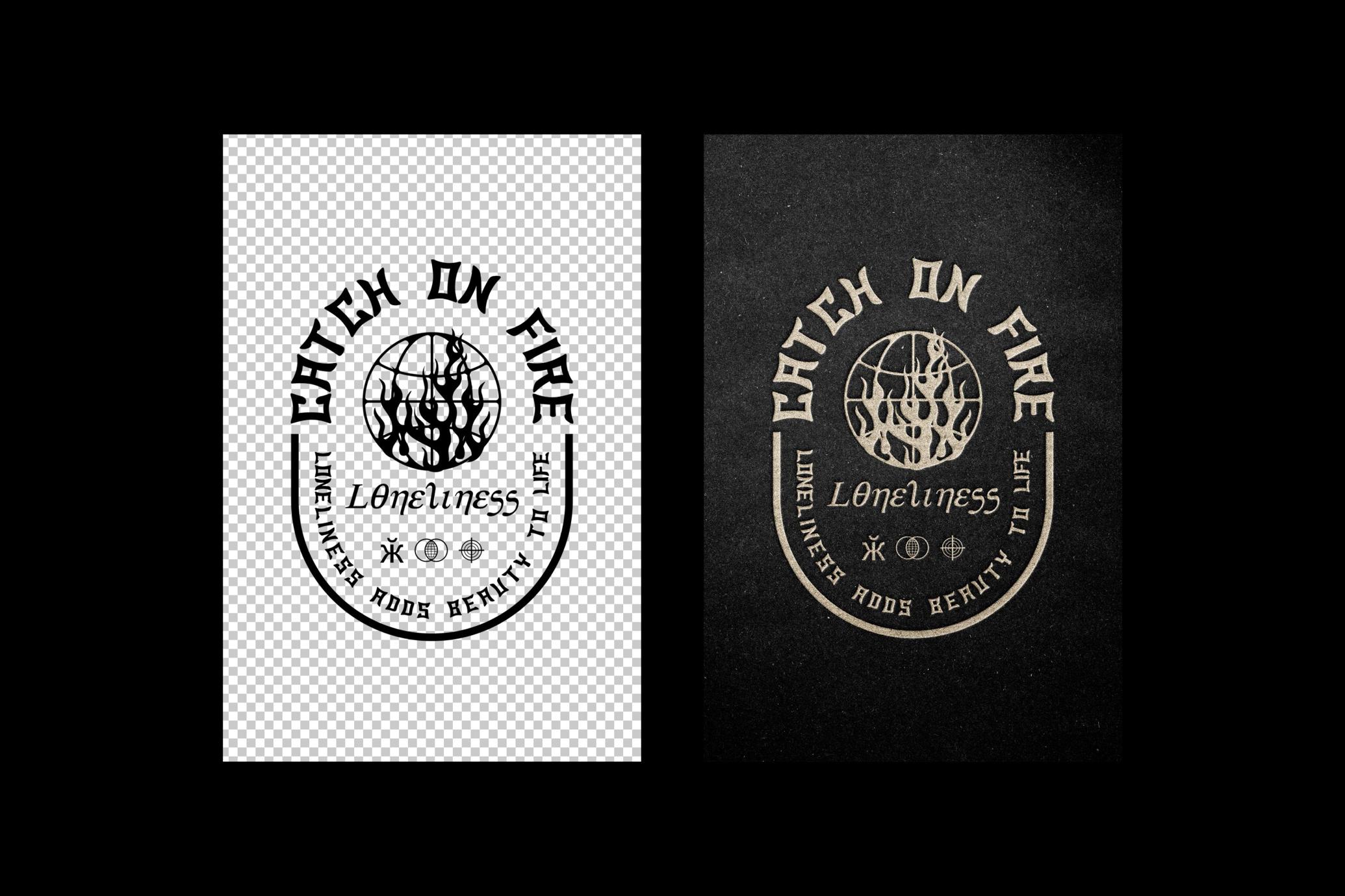 Debossed Text & Logo Effect