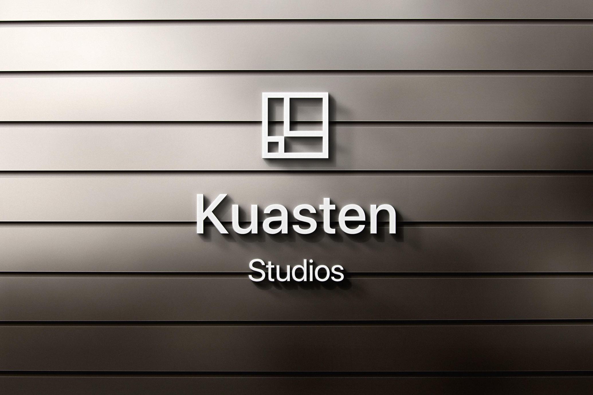 Slatted Panel Signage Mockup
