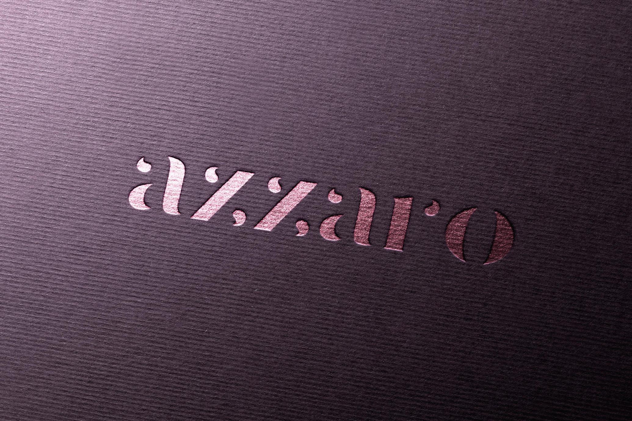Hot Foil Stamp Logo Mockup