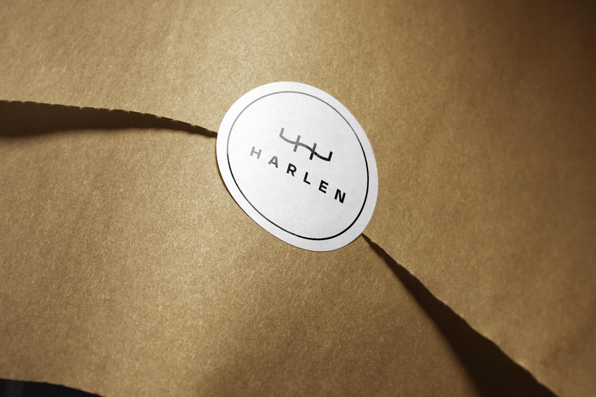 Kraft Wrap Seal Sticker Mockup