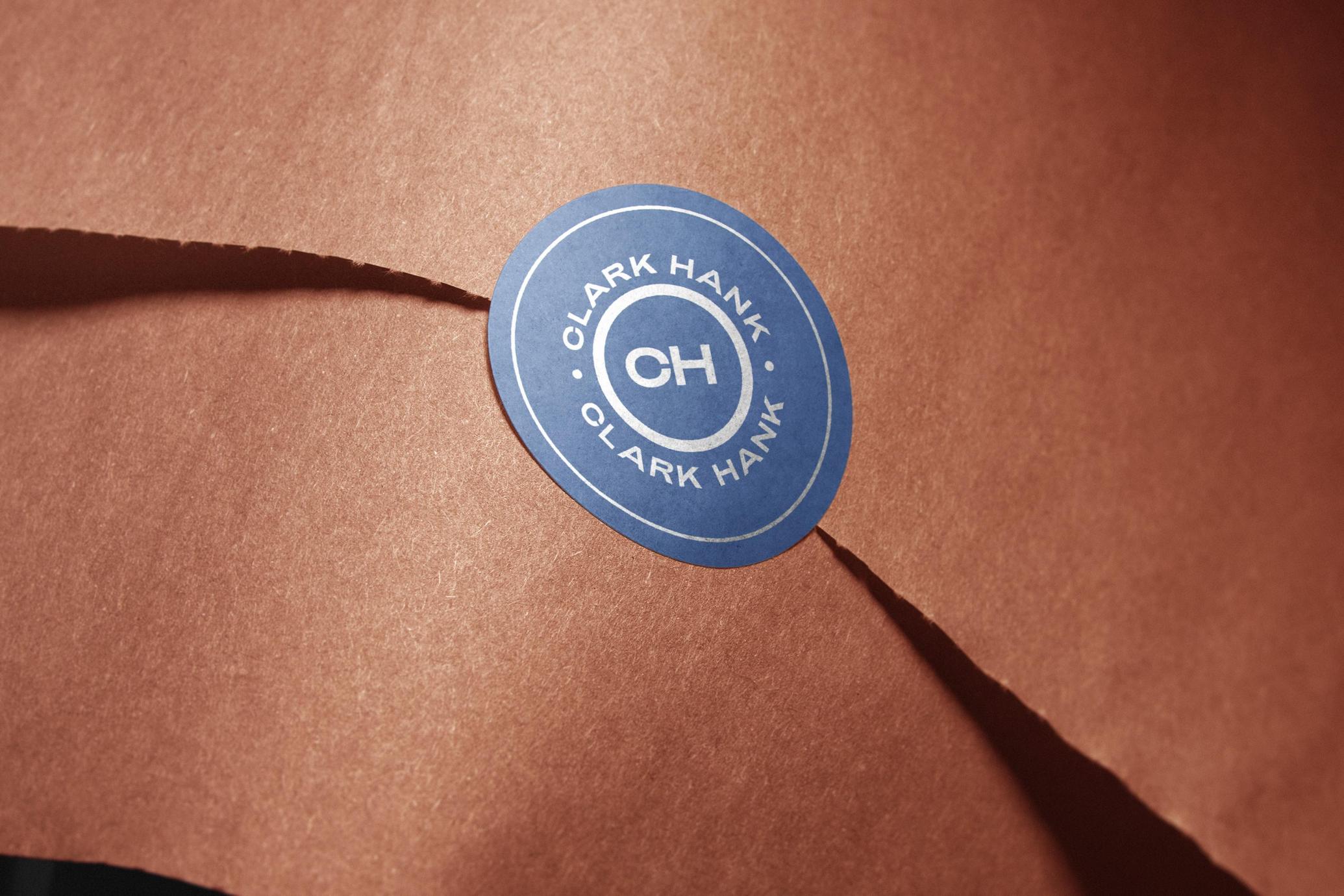 Kraft Wrap Seal Sticker Mockup