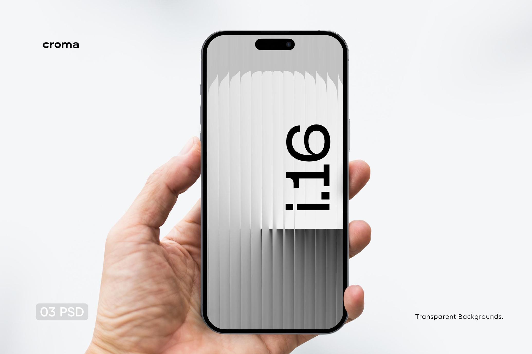 Hand-Holding iPhone Mockup