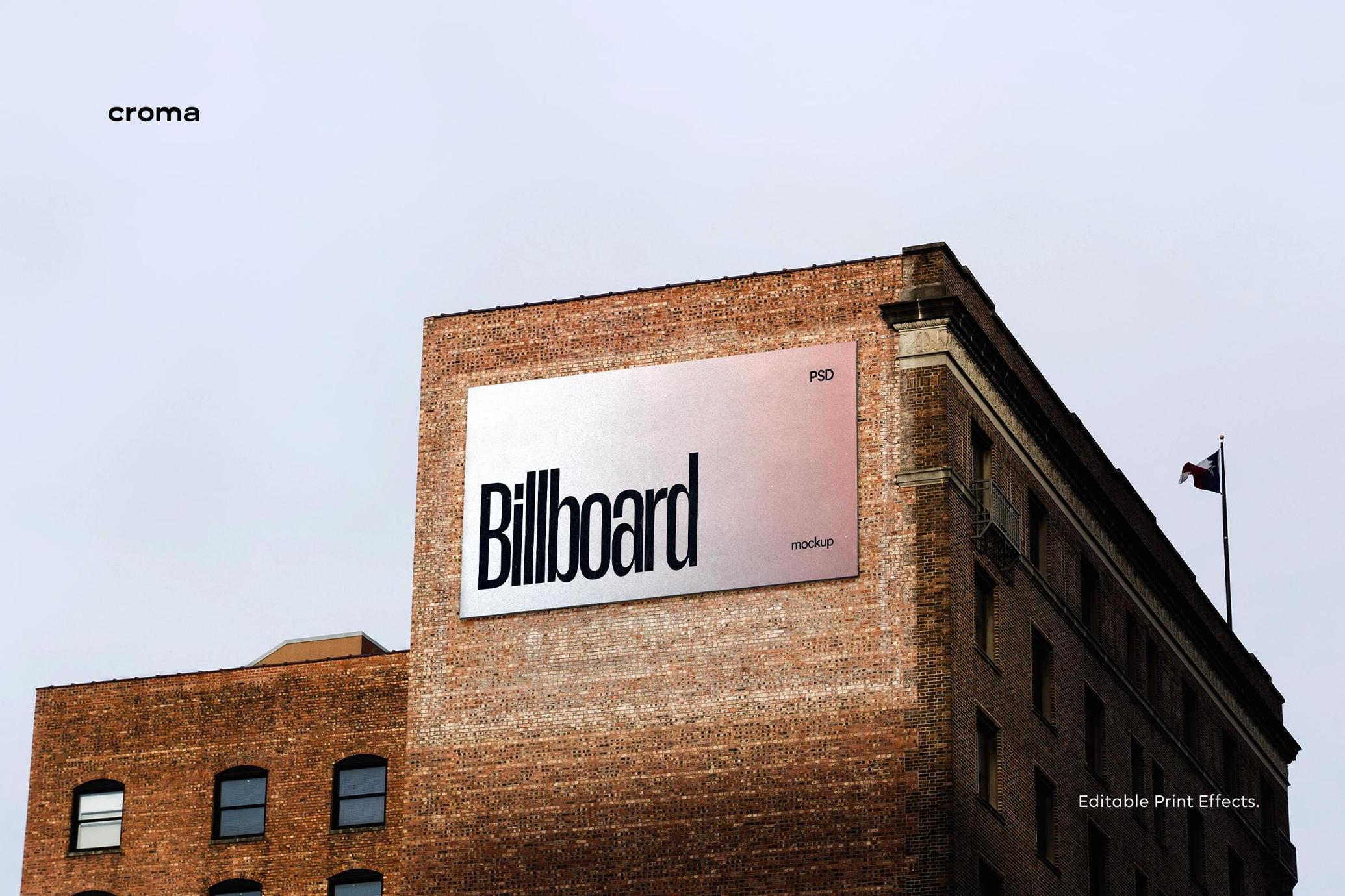City Billboard Mockup