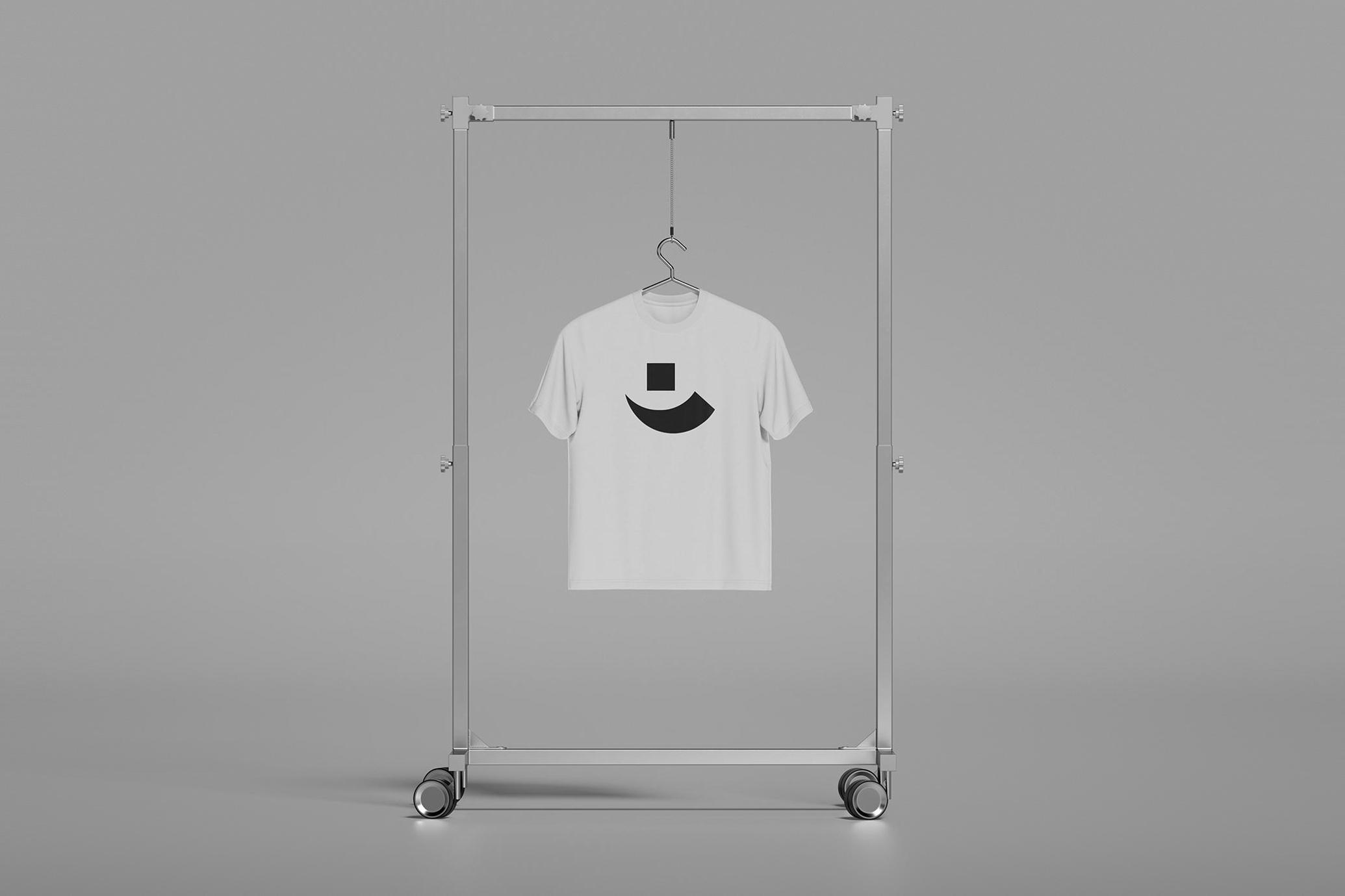 Minimal Hanging T-Shirt Mockup