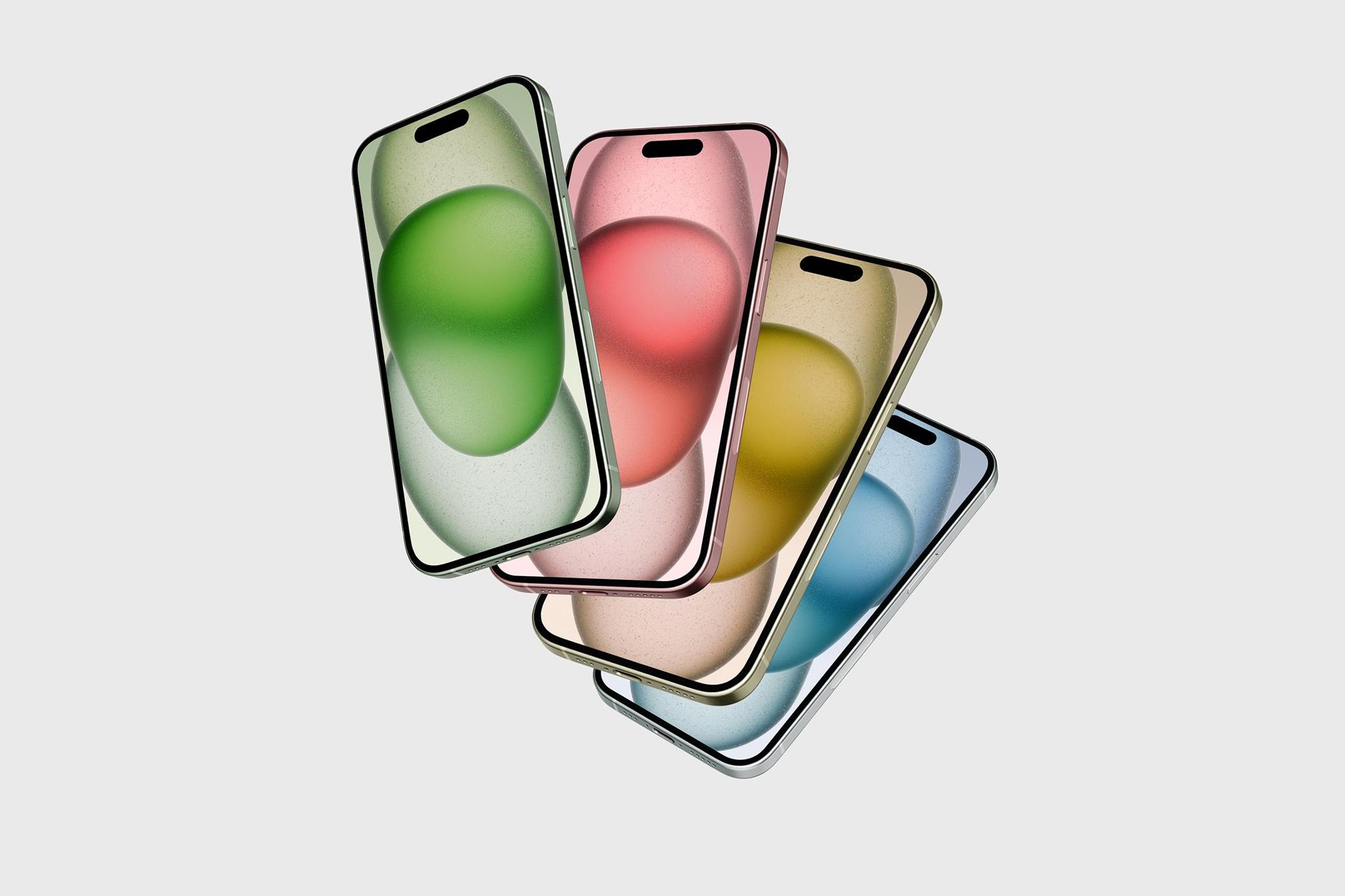 Flying iPhone Mockup Set