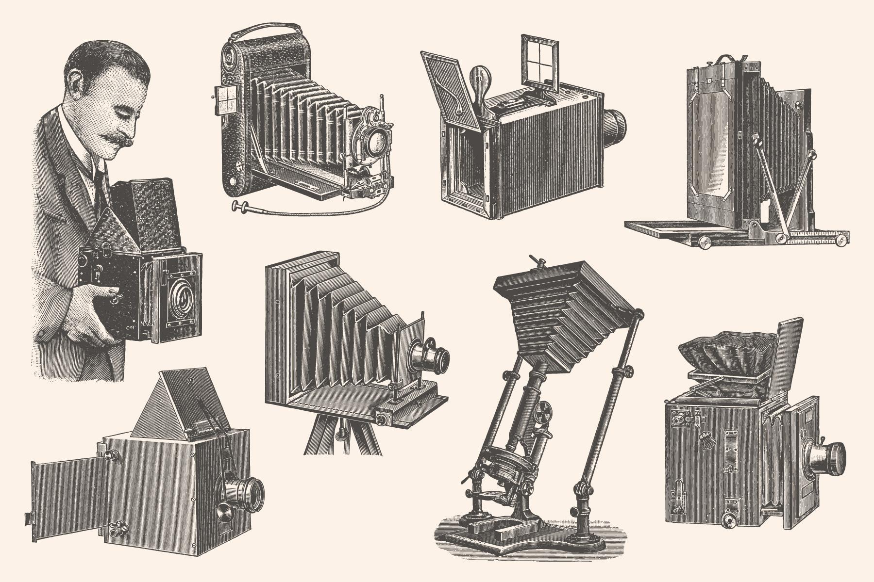 Photography – Vintage Illustration Set
