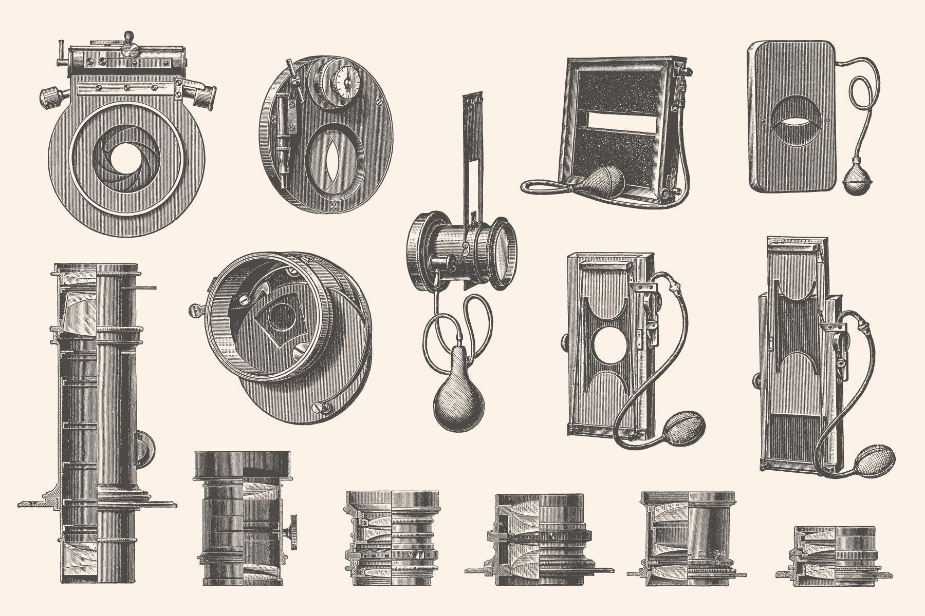 Photography – Vintage Illustration Set