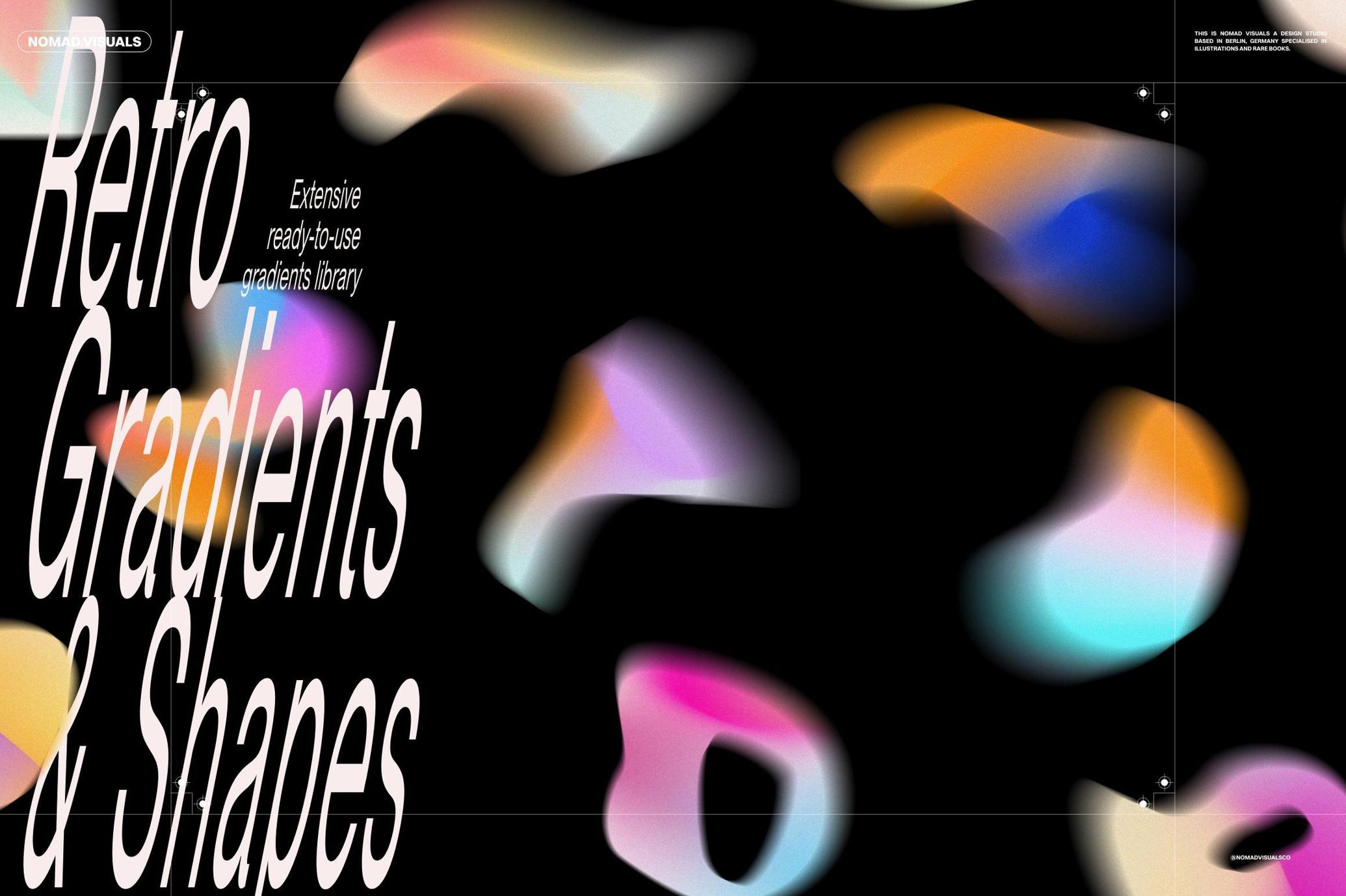 Angeles - Retro Gradients & Shapes
