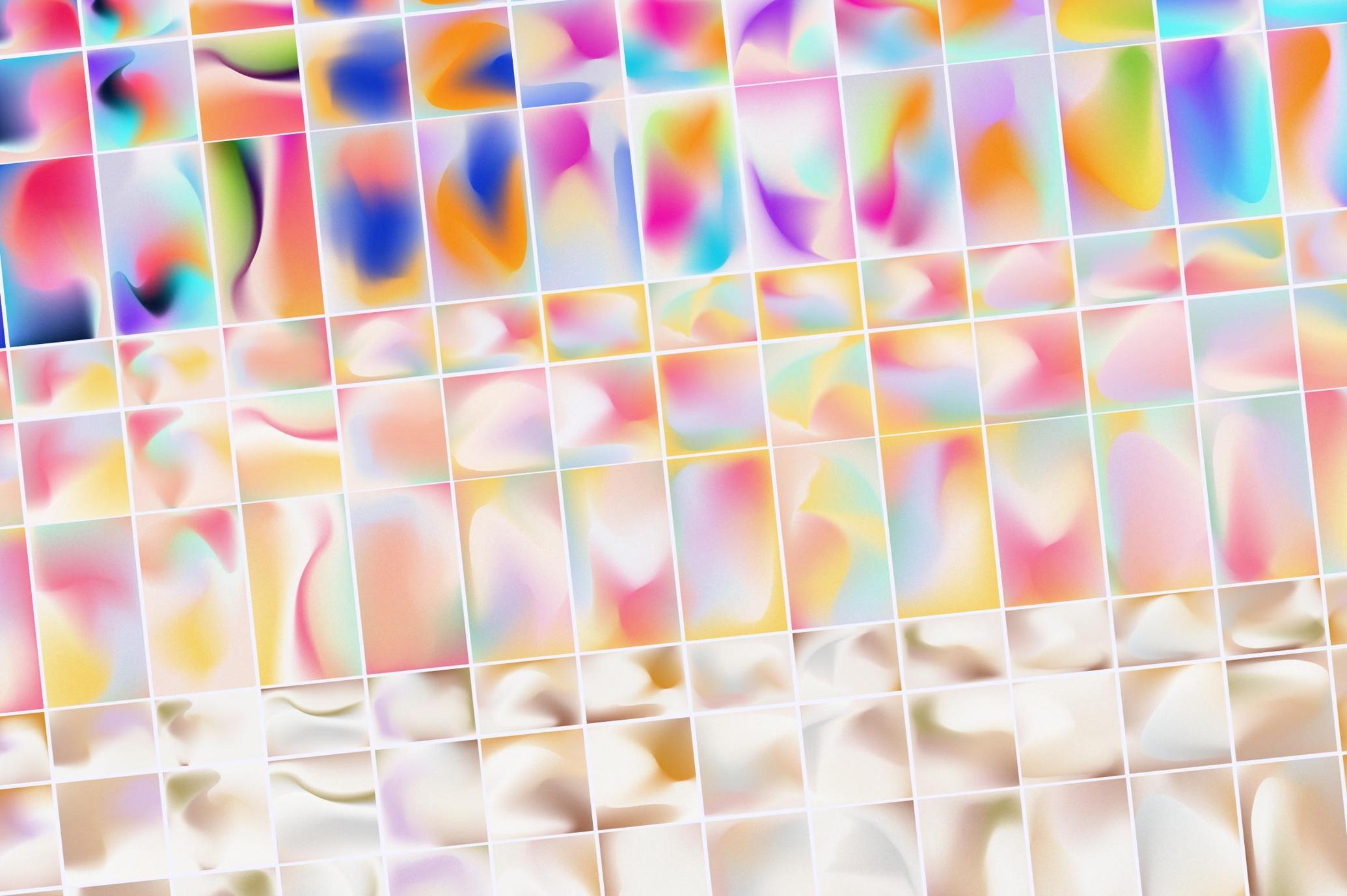 Angeles - Retro Gradients & Shapes
