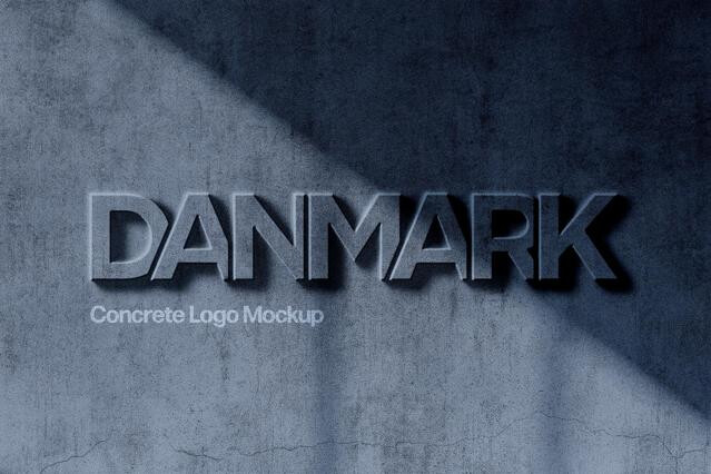 Concrete Logo Mockup