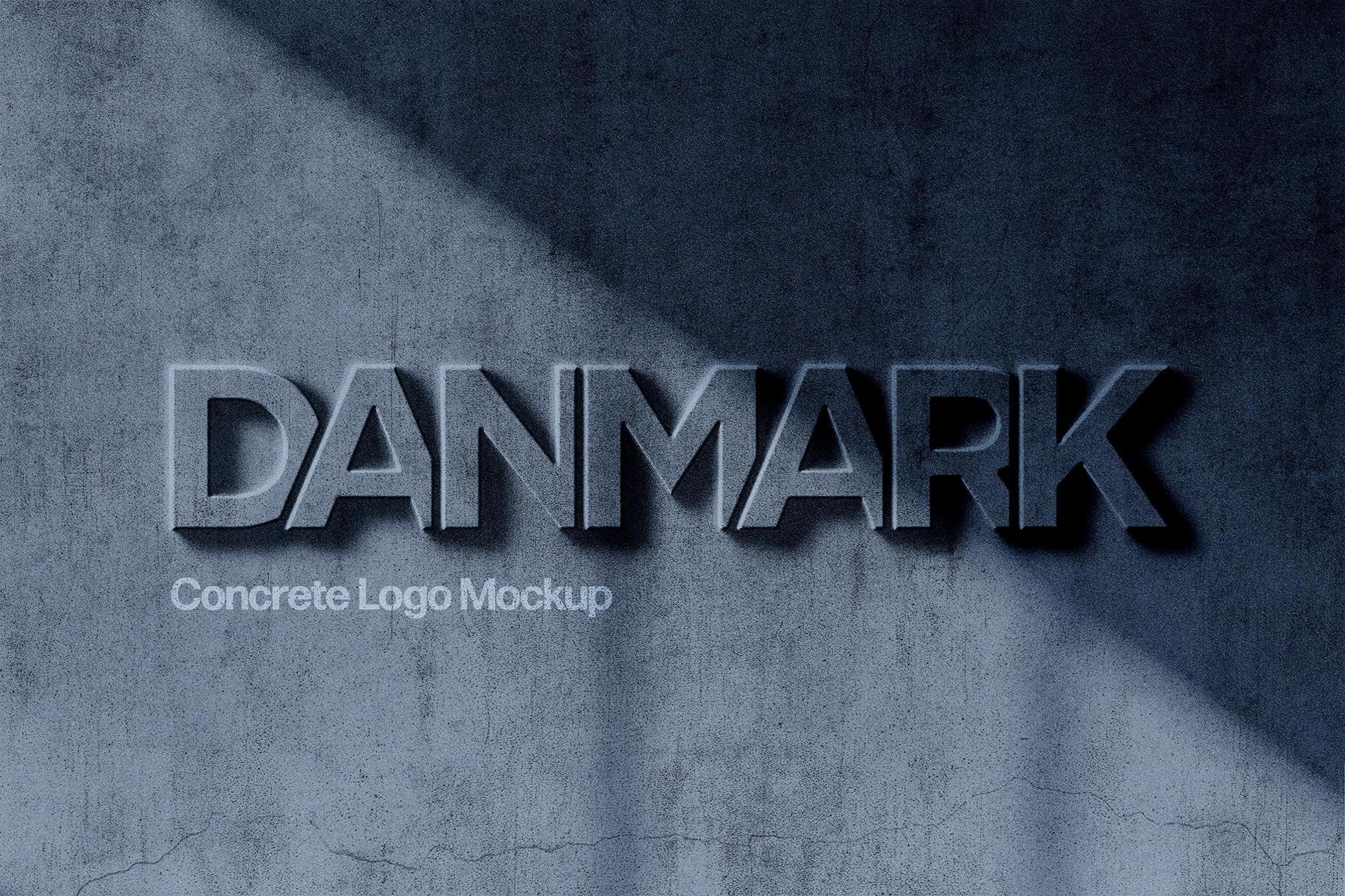Concrete Logo Mockup