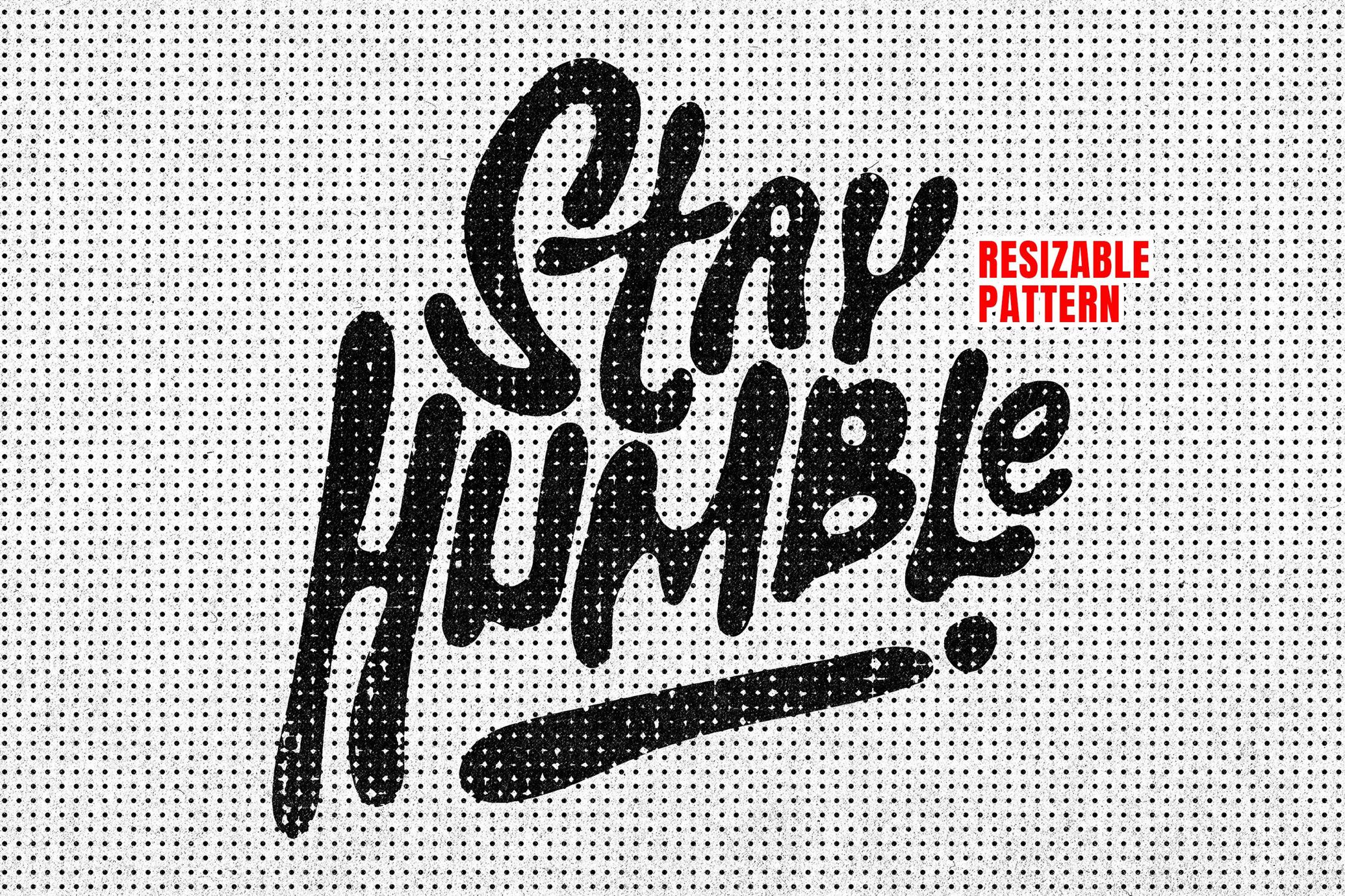 Halftone Text & Logo Effect
