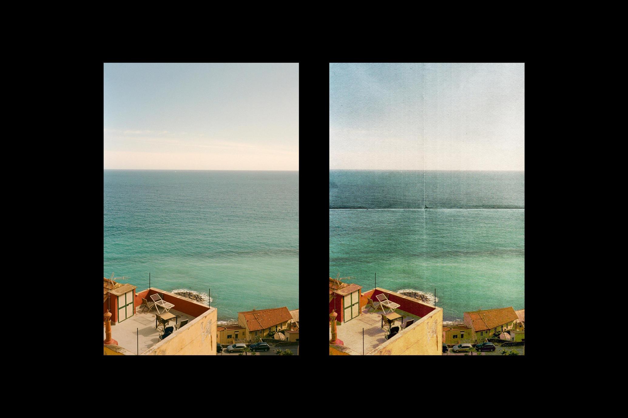 Retro Folded Printer Photo Effect