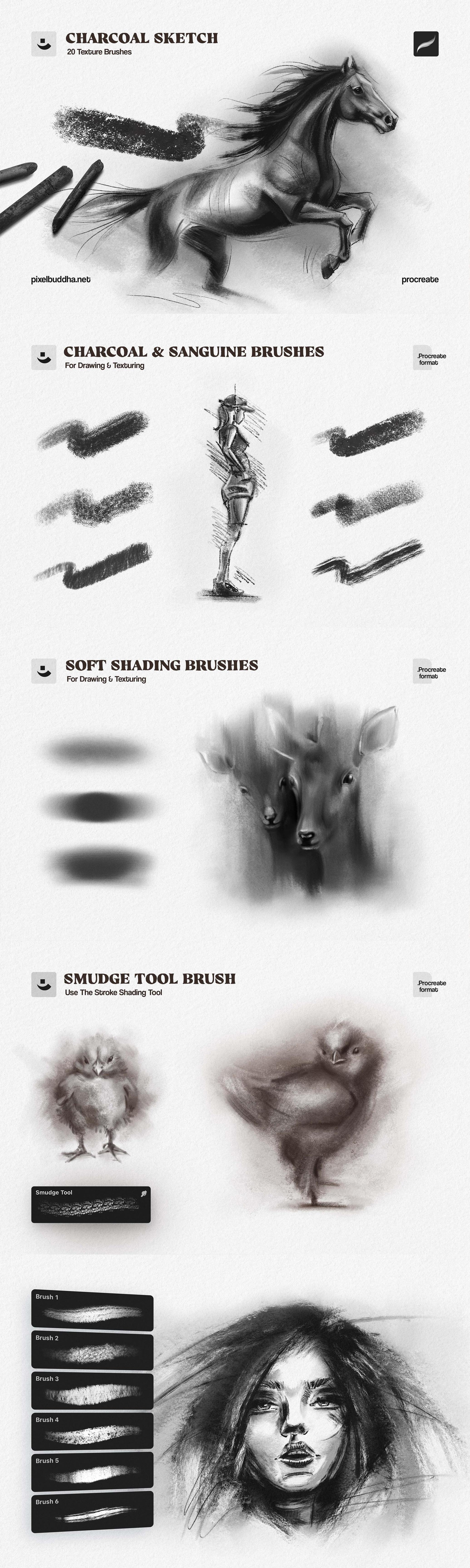 25-in-1 Procreate Brushes Bundle