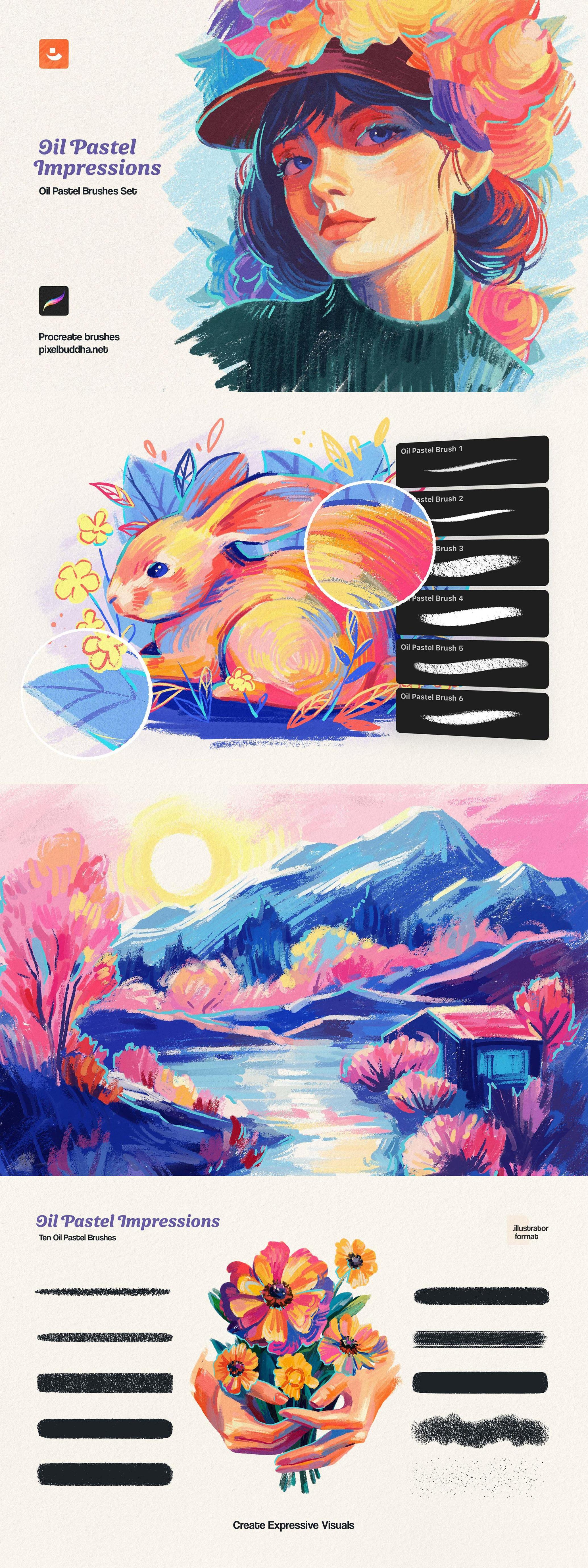 25-in-1 Procreate Brushes Bundle