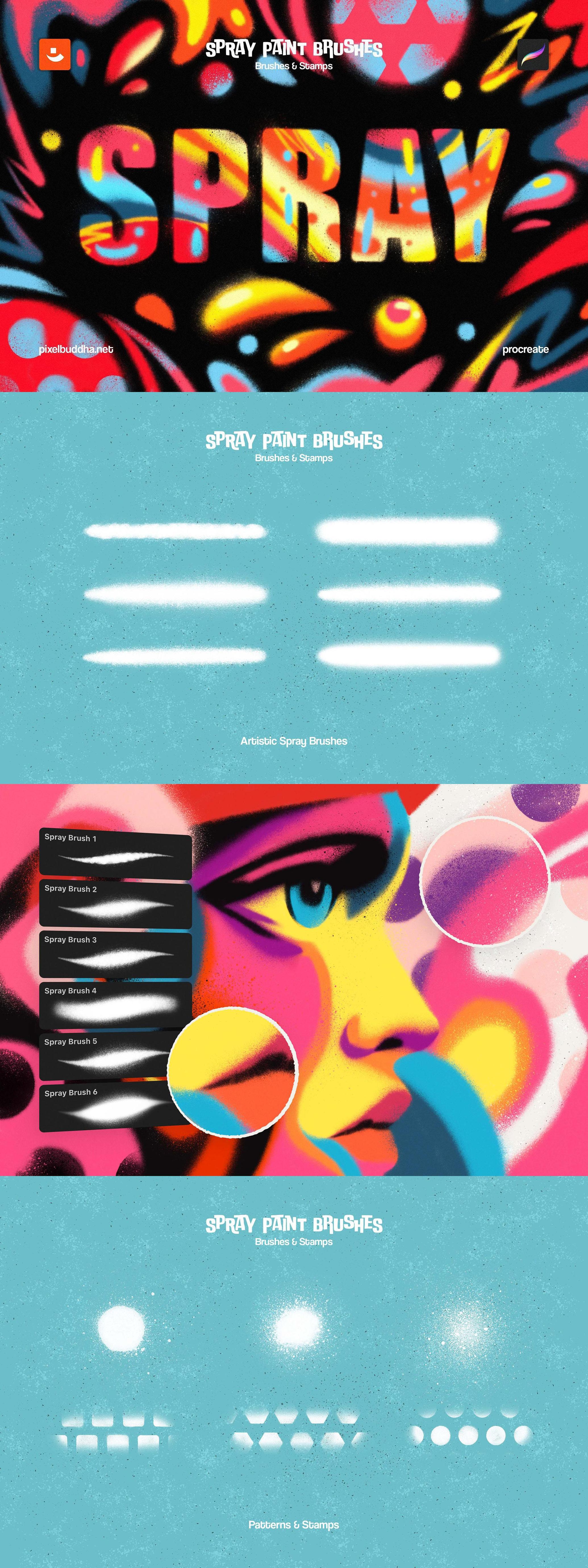25-in-1 Procreate Brushes Bundle