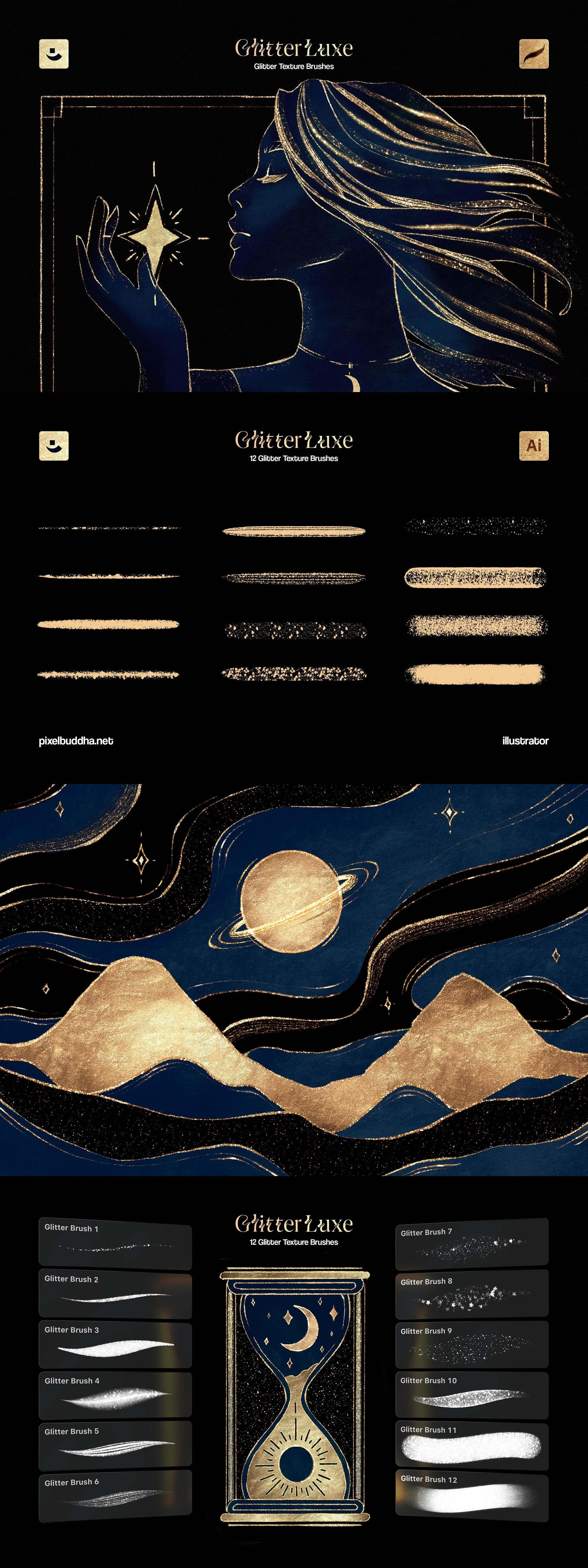 25-in-1 Procreate Brushes Bundle