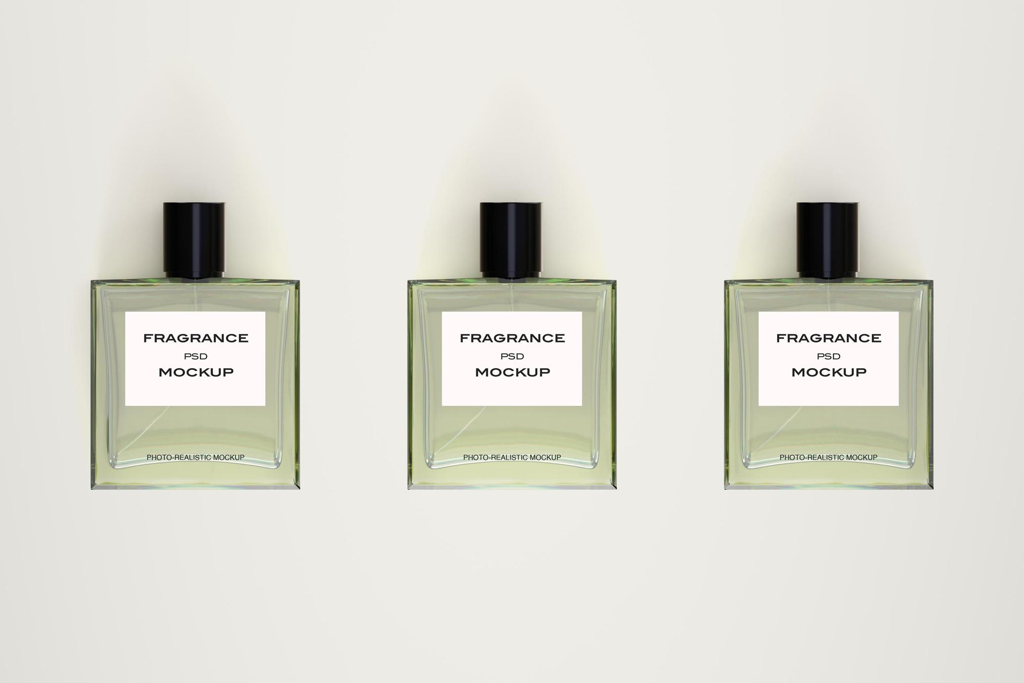 Glass Perfume Bottle Mockup