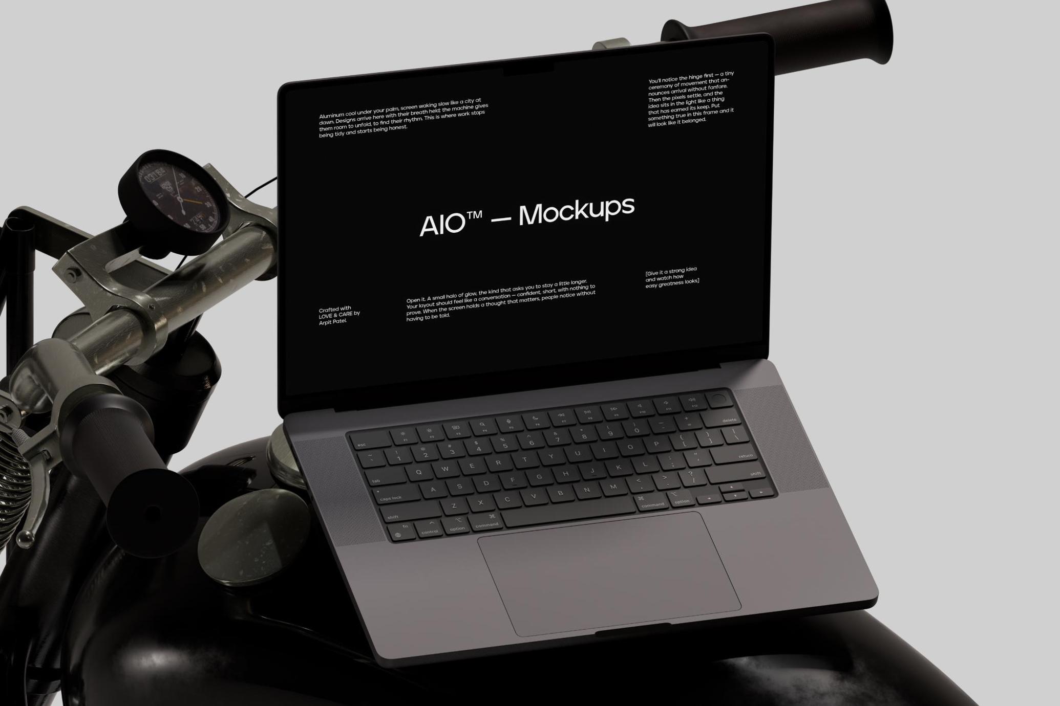 Macbook Pro 16 Inch Mockup