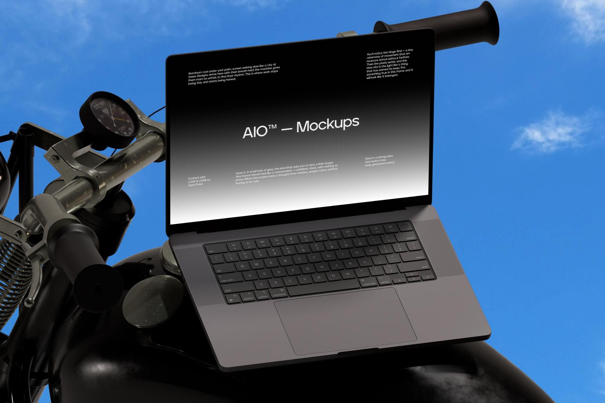 Macbook Pro 16 Inch Mockup