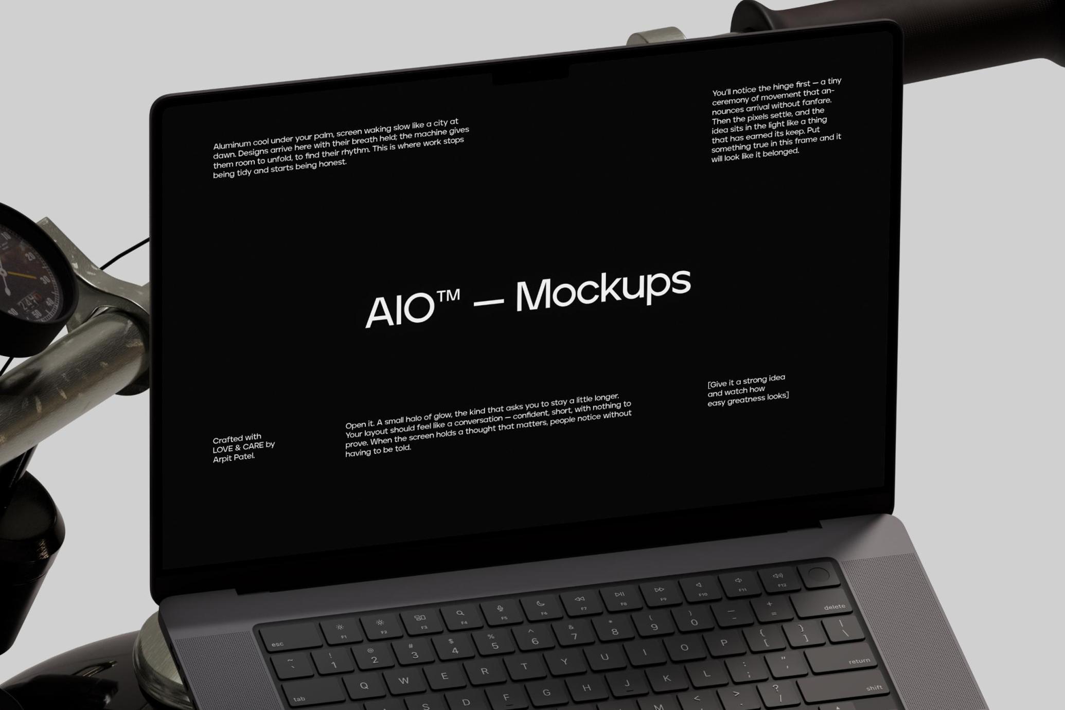 Macbook Pro 16 Inch Mockup