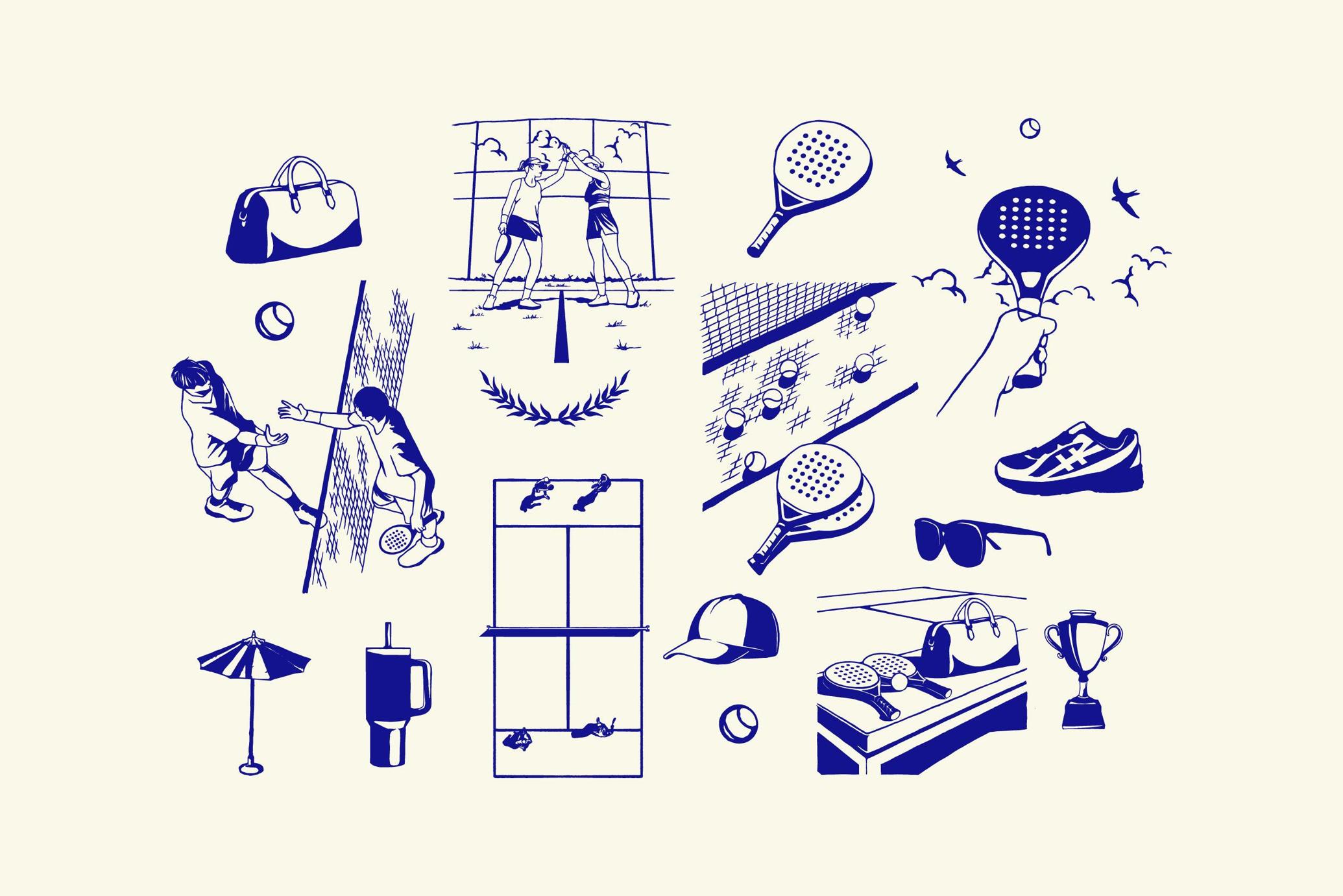 Padel Aesthetic Graphic Collection