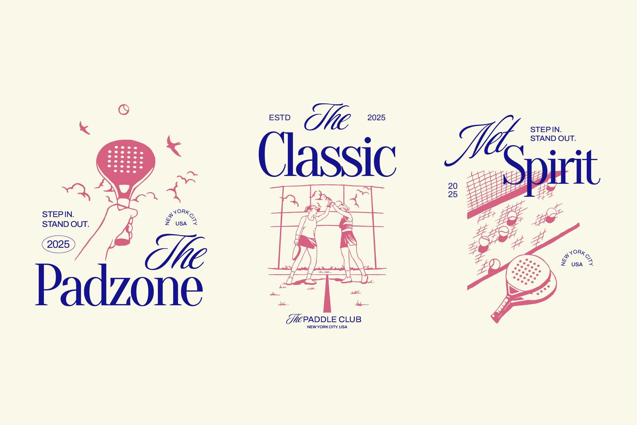 Padel Aesthetic Graphic Collection