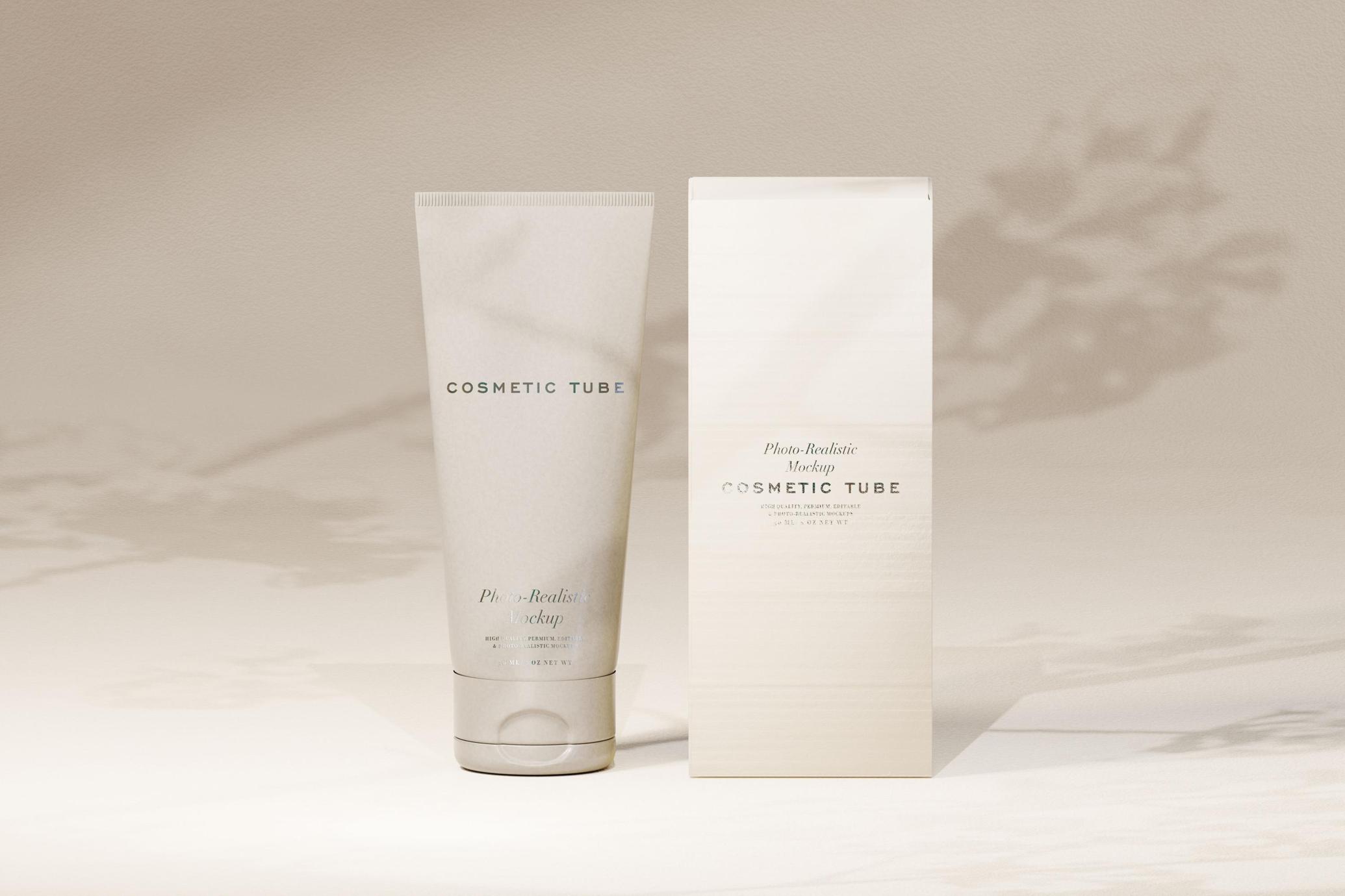 Cosmetic Tube Mockup Trio