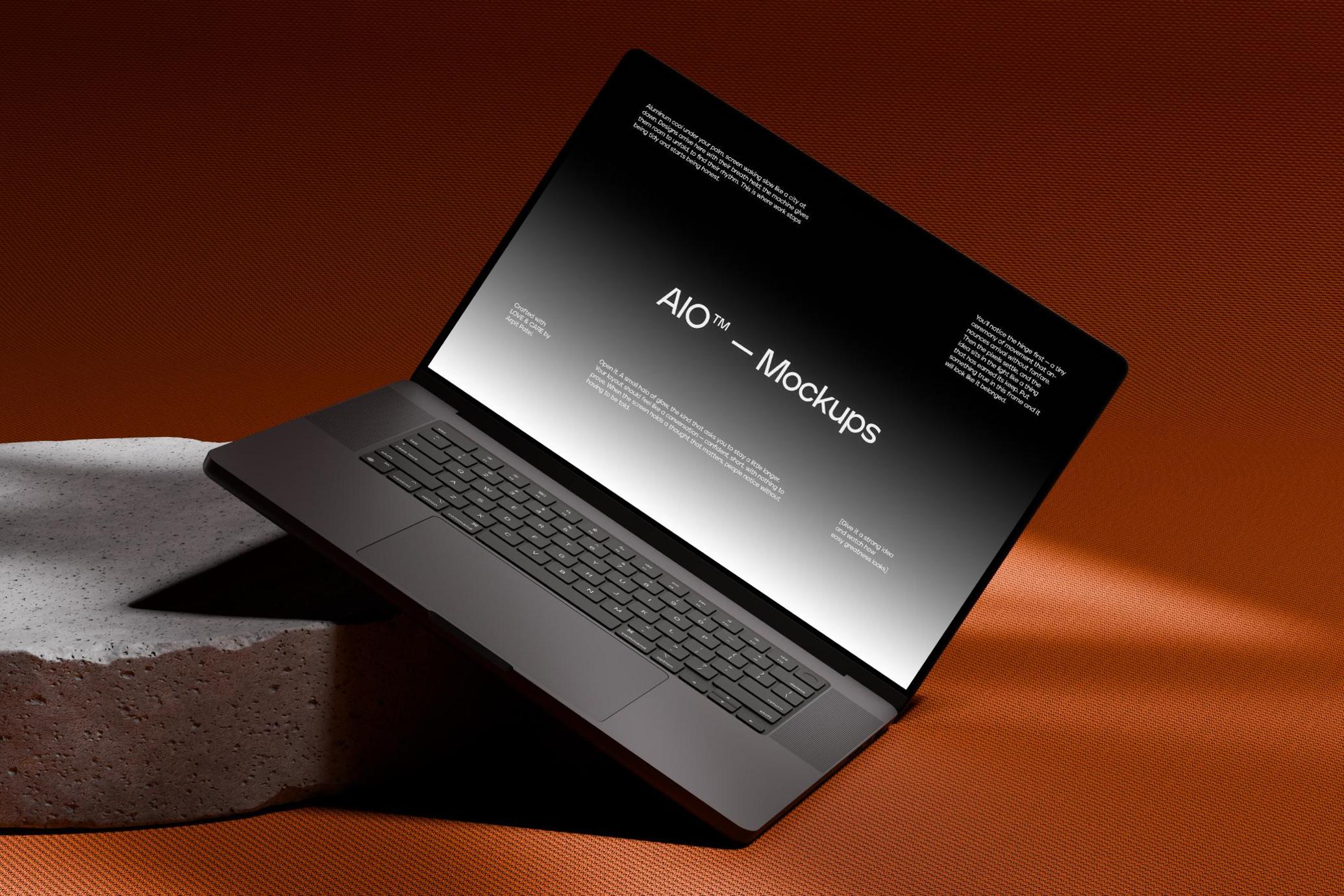 Macbook Pro 16 Inch Mockup