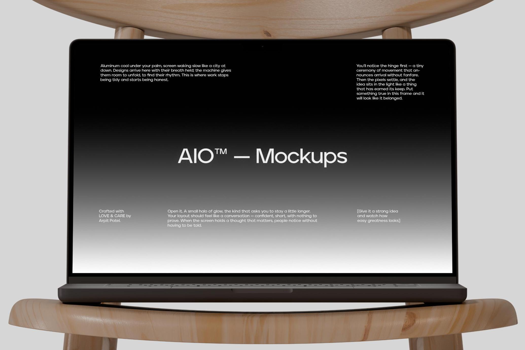 Macbook Pro 16 Inch Mockup