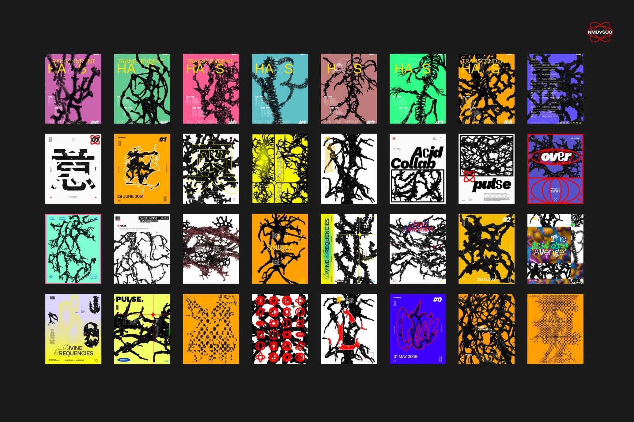 Biomorphic Futurism Clipart