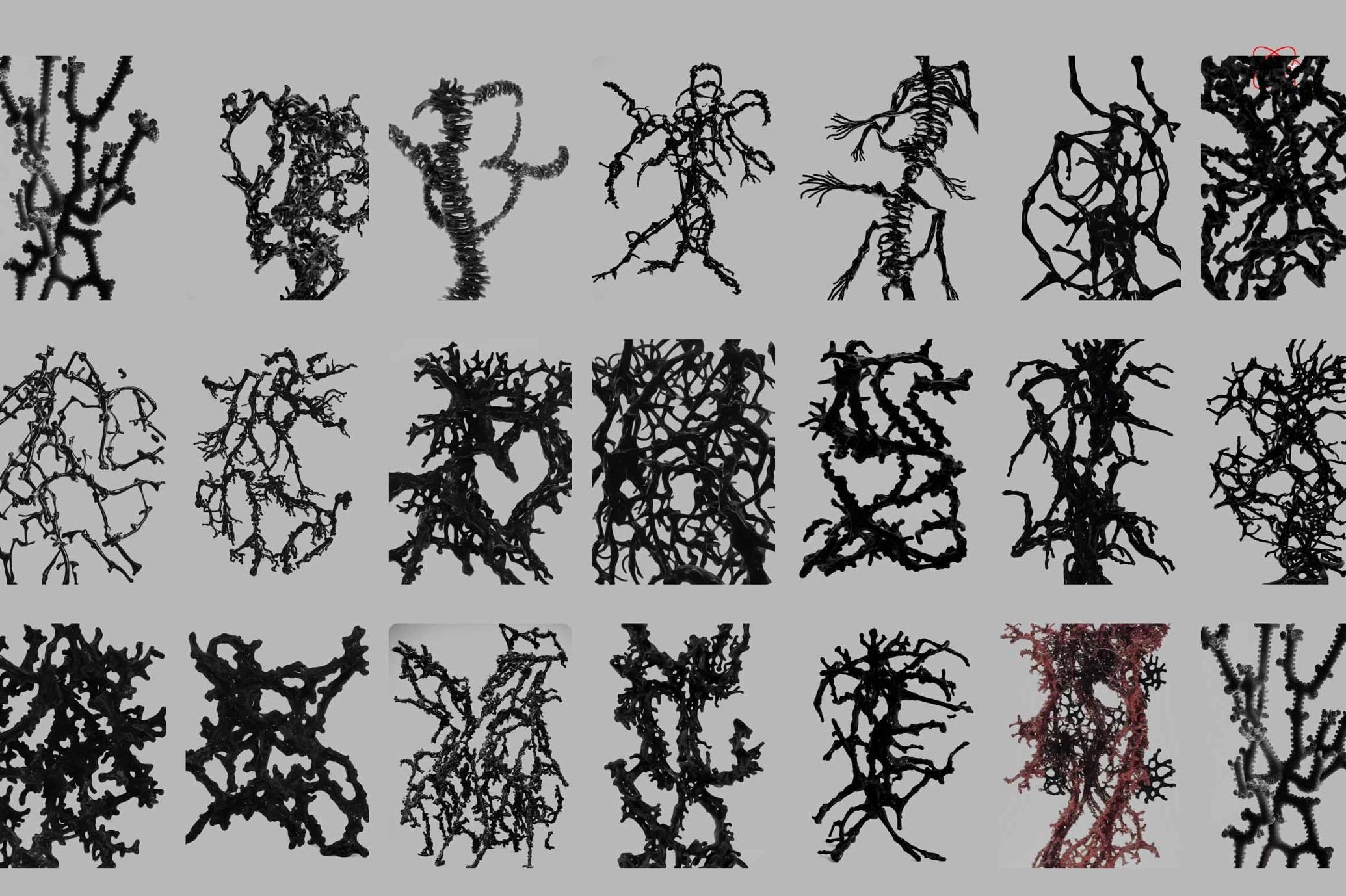 Biomorphic Futurism Clipart