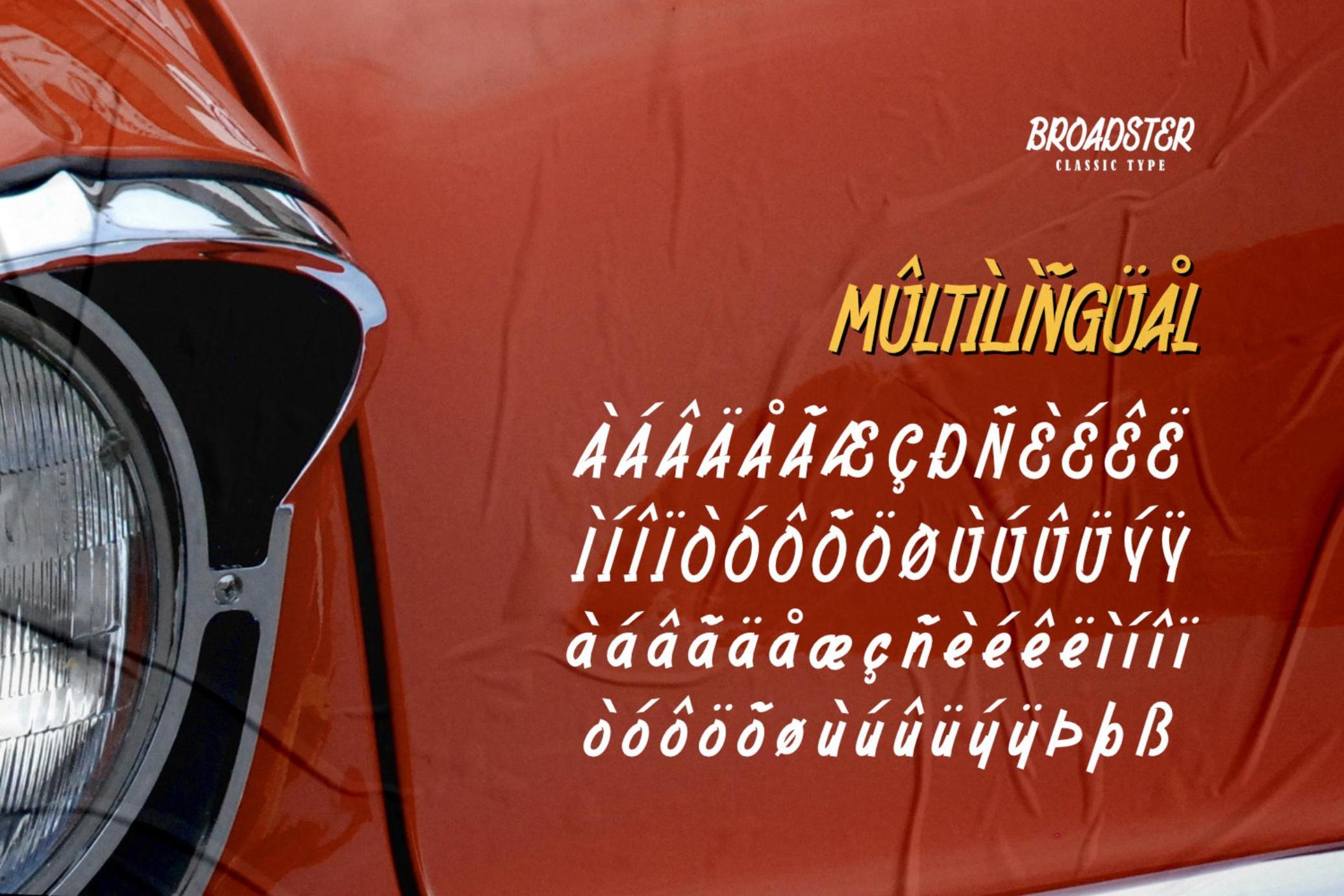 Broadster - Classic Brush Font