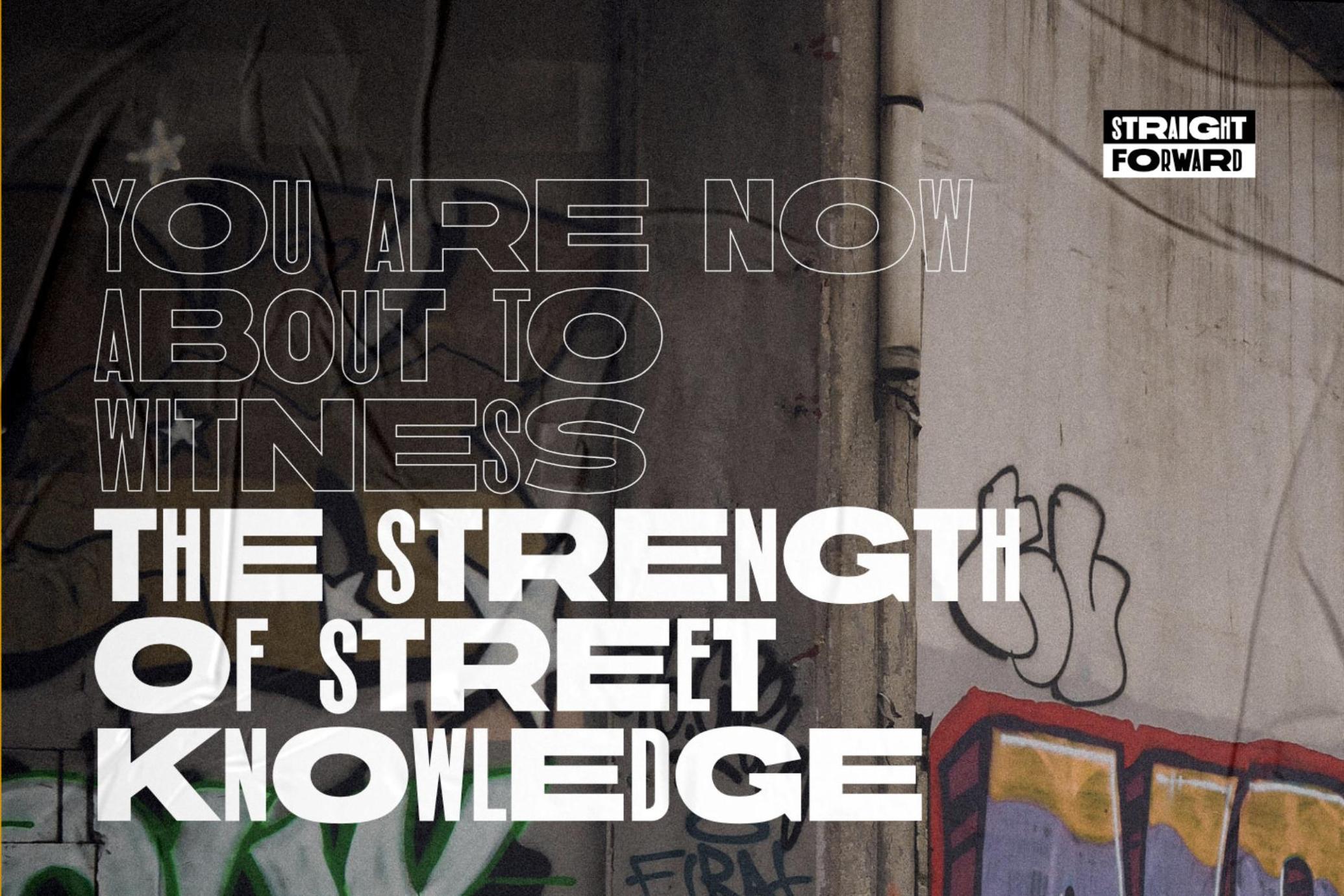 Straight Forward - Mixed Font
