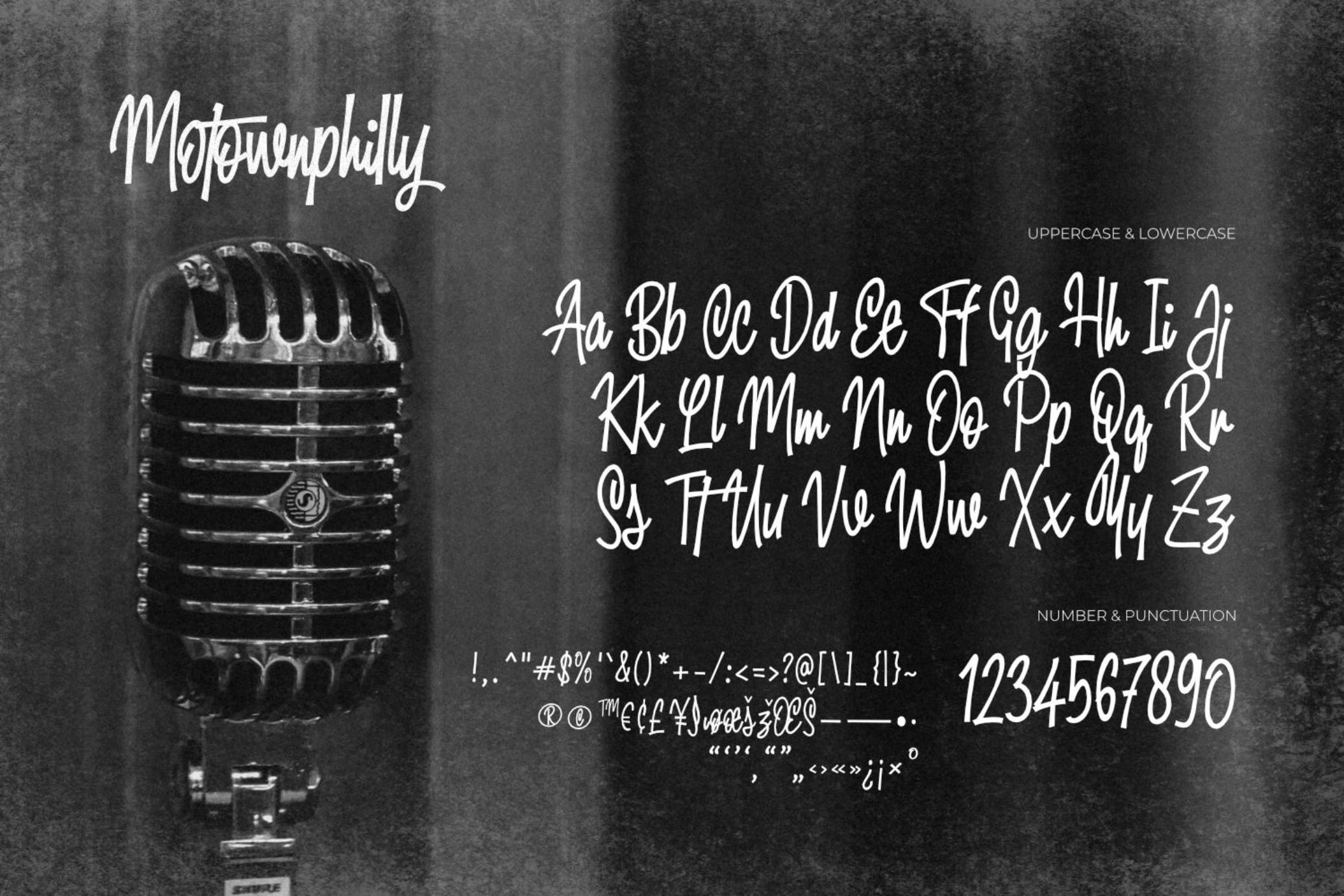 Motownphilly - Classic Handdrawn Font