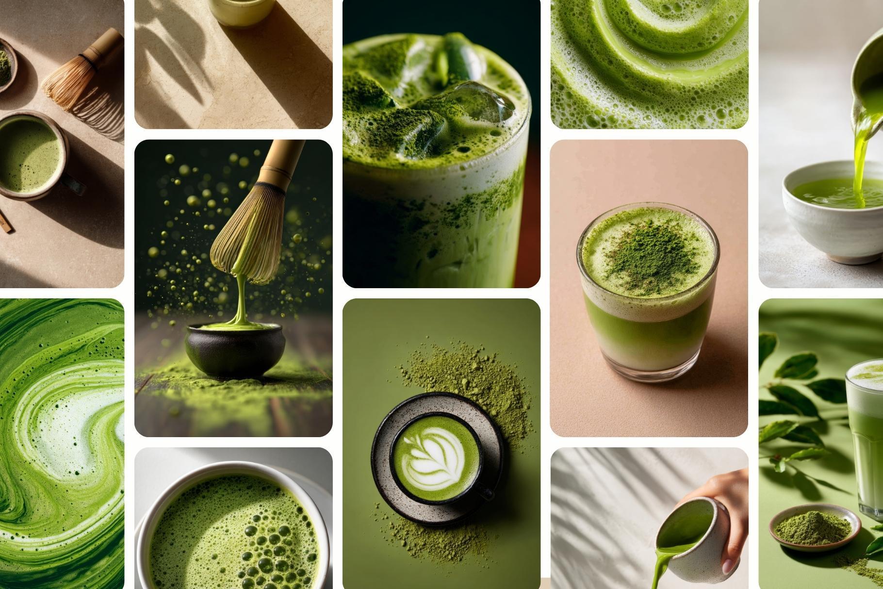75 Aesthetic Matcha Stock Photos