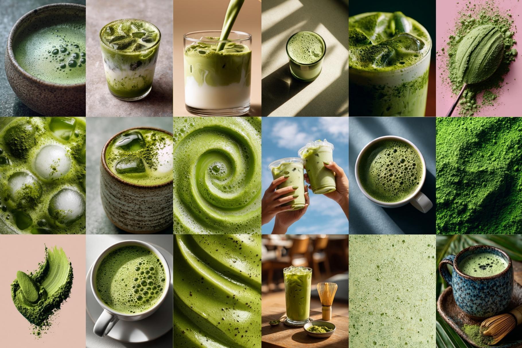 75 Aesthetic Matcha Stock Photos