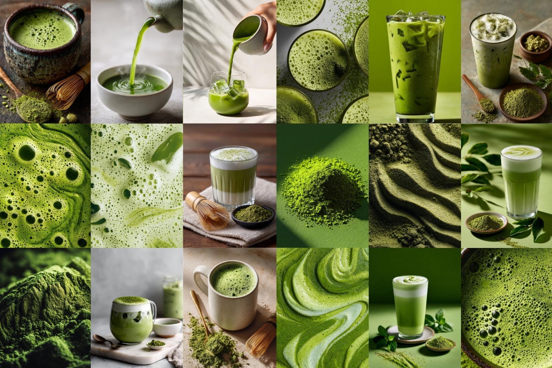 75 Aesthetic Matcha Stock Photos