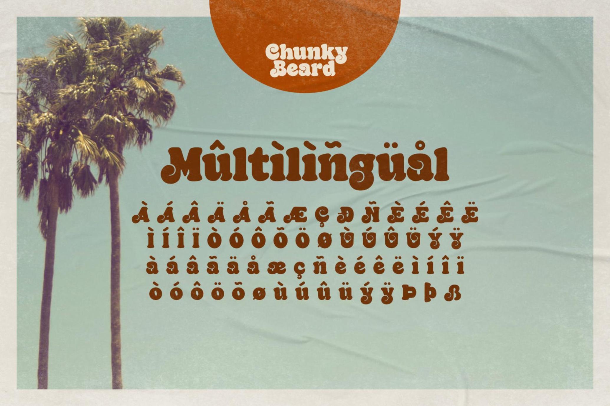 Chunky Beard - Retro Bold Font