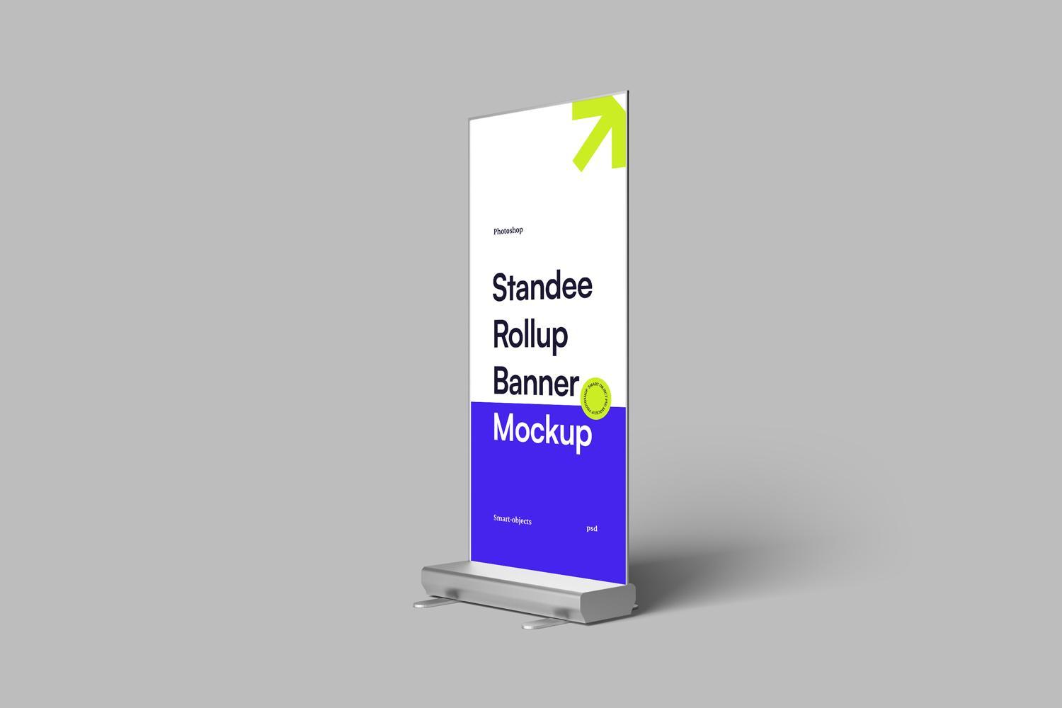 Standee Rollup Banner Mockups