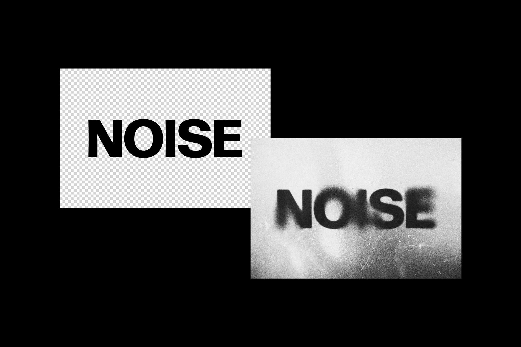 Blurred Noise Effect