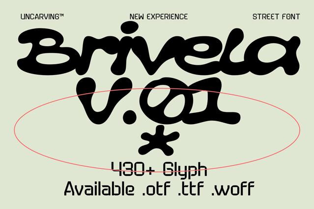 Brivela - Display Font