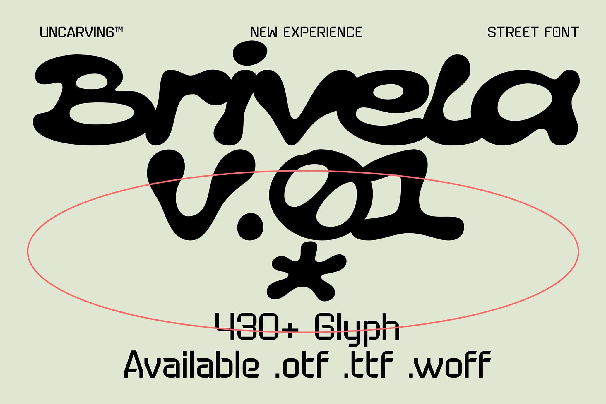 Brivela - Display Font