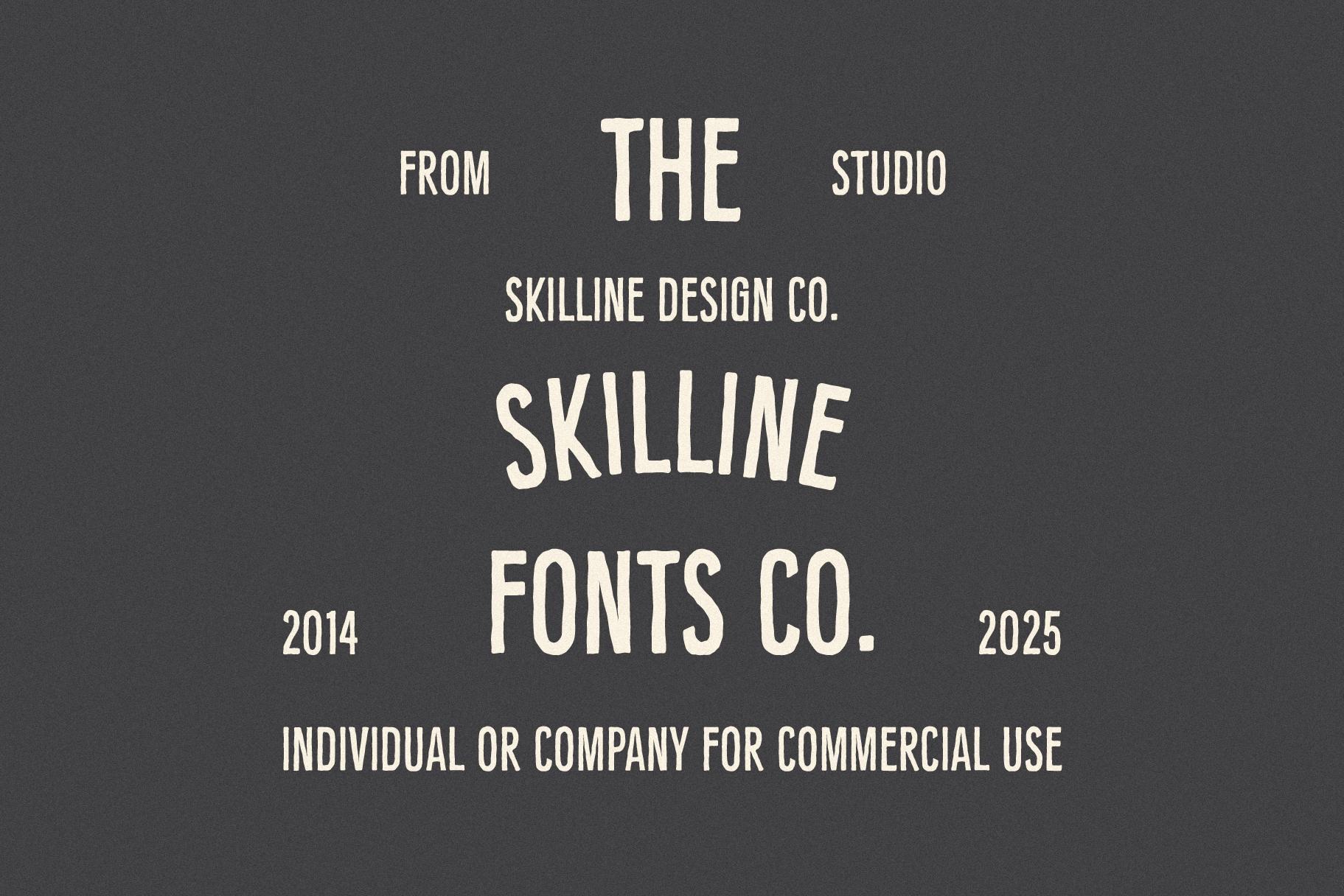 Signsmith - Condensed Vintage Font