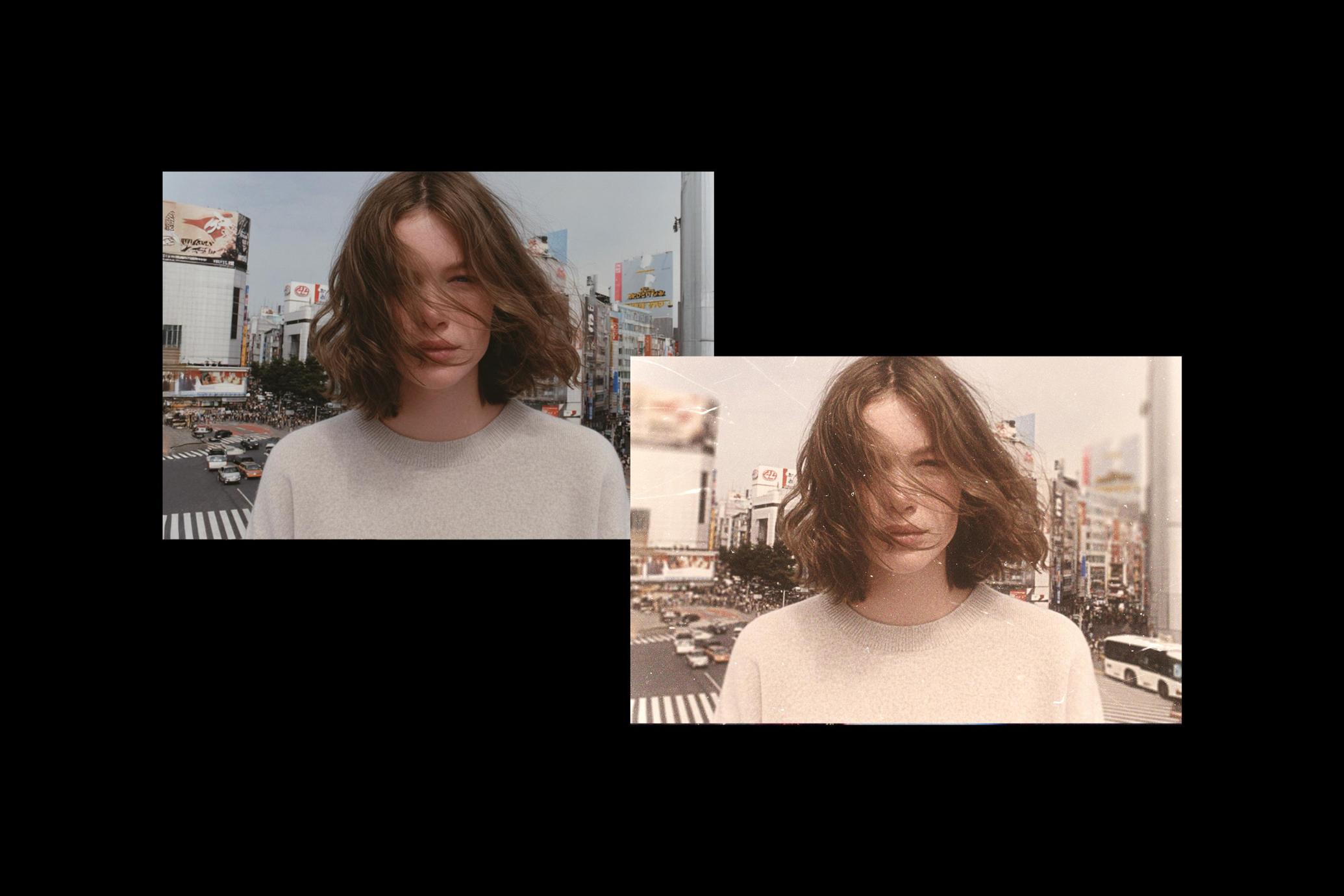 Vintage Cinematic Photo Effect