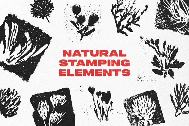 Natural Stamping Elements