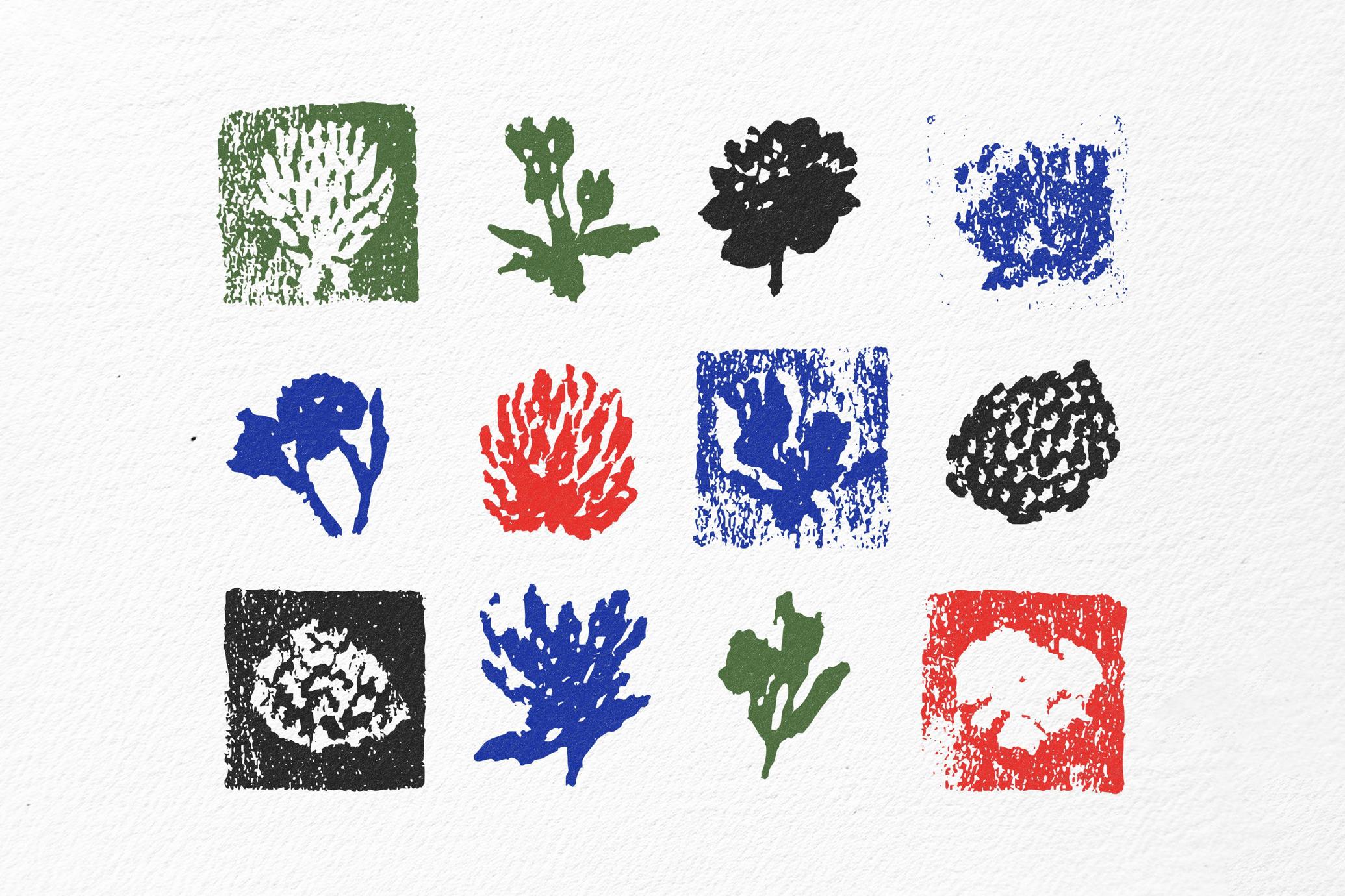Natural Stamping Elements