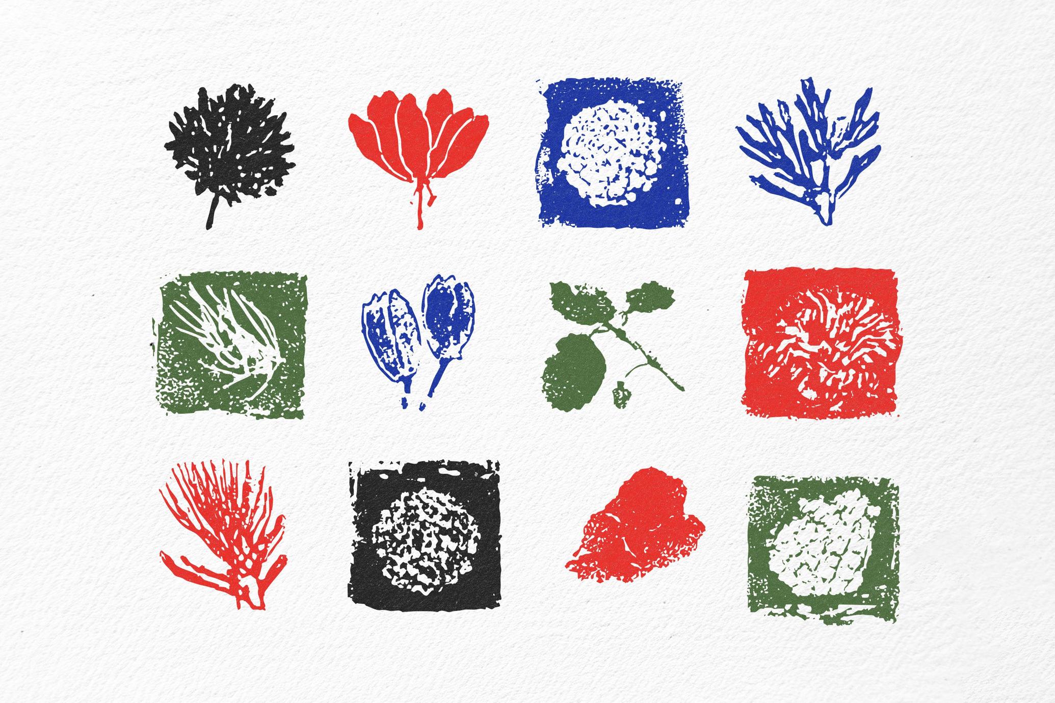 Natural Stamping Elements