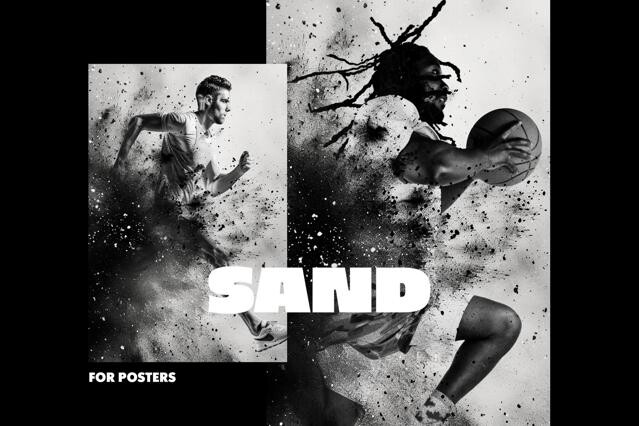 Dust Powder Poster Effect